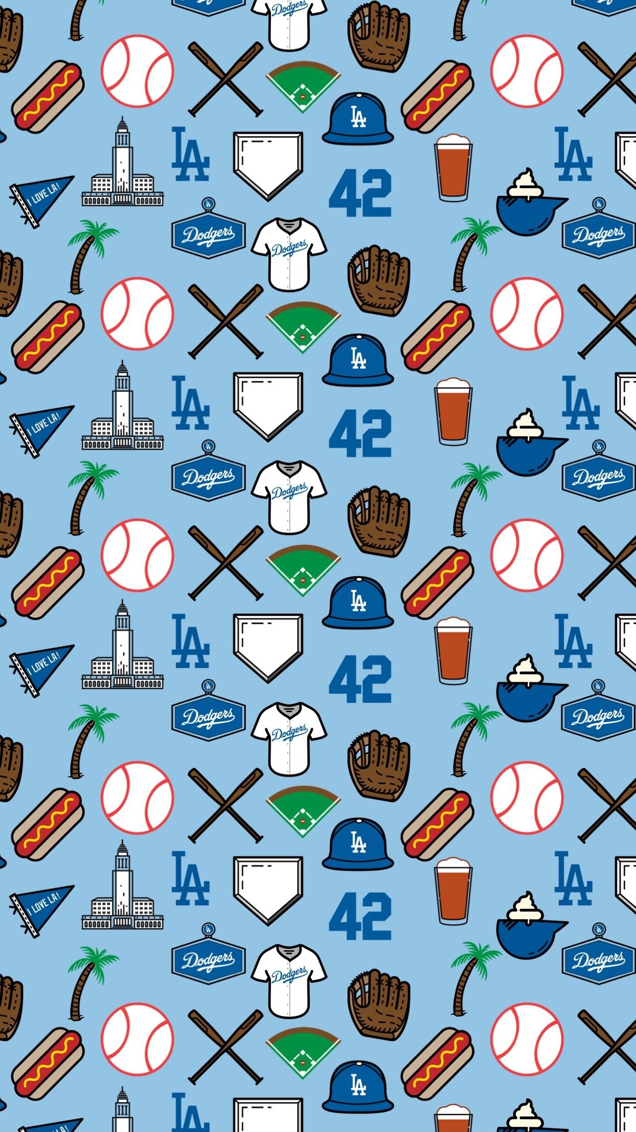 1250x2210 Here's a wallpaper that I think incapsulates the best things about LA, Dodgers, Baseball and Dodger Stadium!, Phone