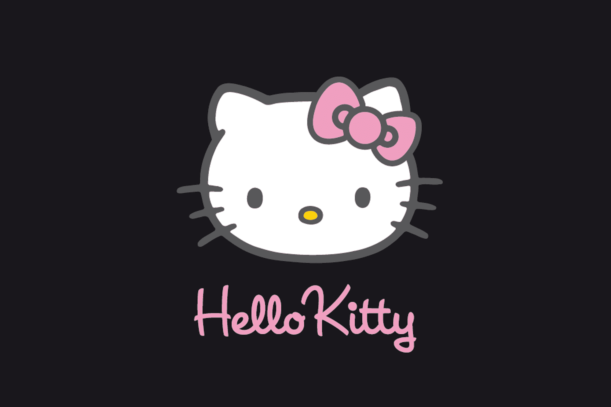 2000x1340 Black and Pink Hello Kitty Wallpaper Free Black and Pink Hello Kitty Background, Desktop