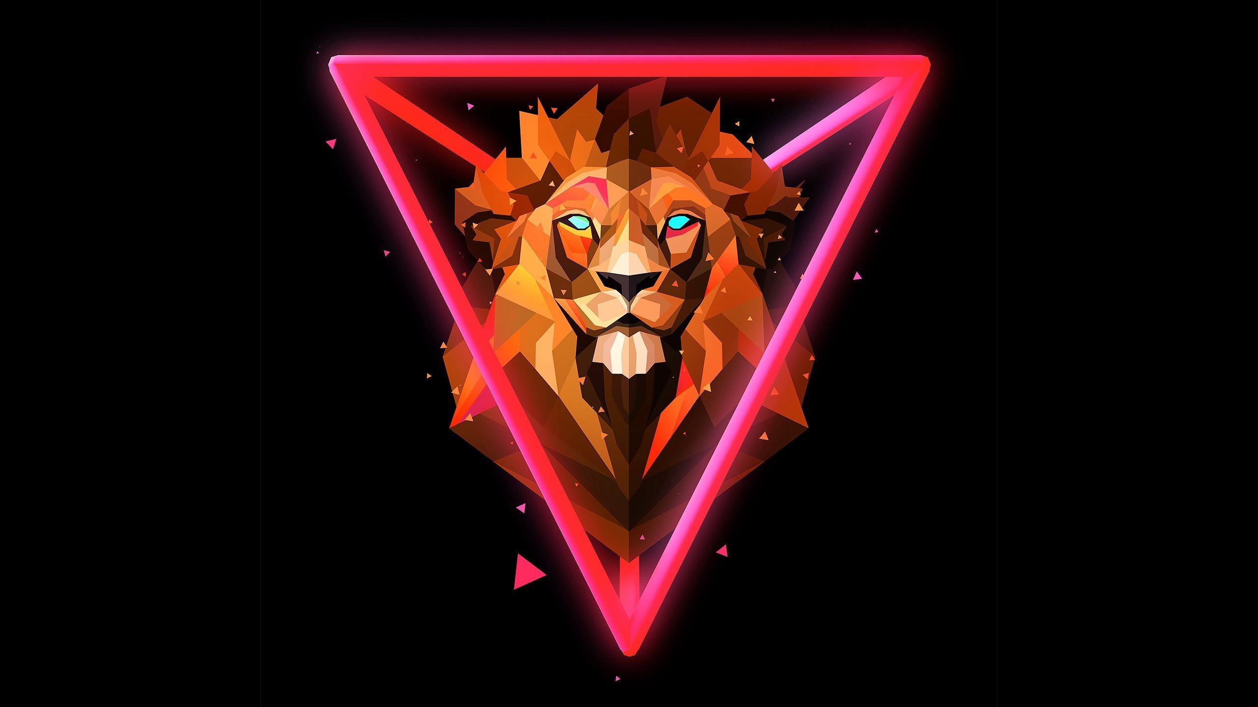 2560x1440 Cool Lion Wallpaper, Desktop