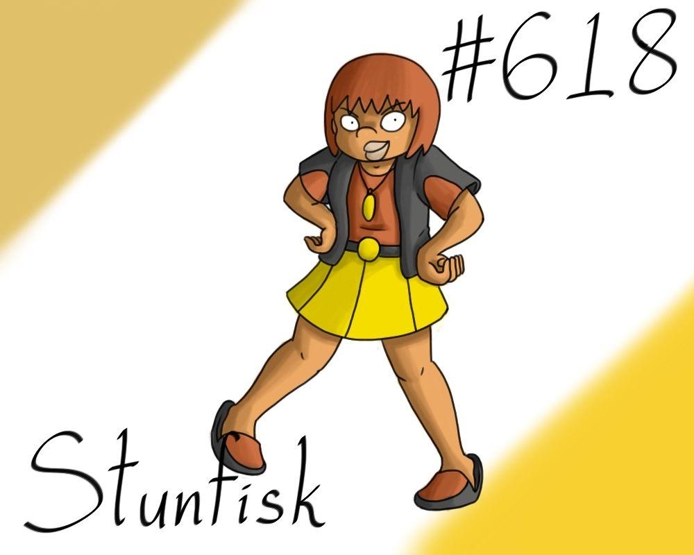 1000x800 Pokemon Gijinka Project 618 Stunfisk, Desktop