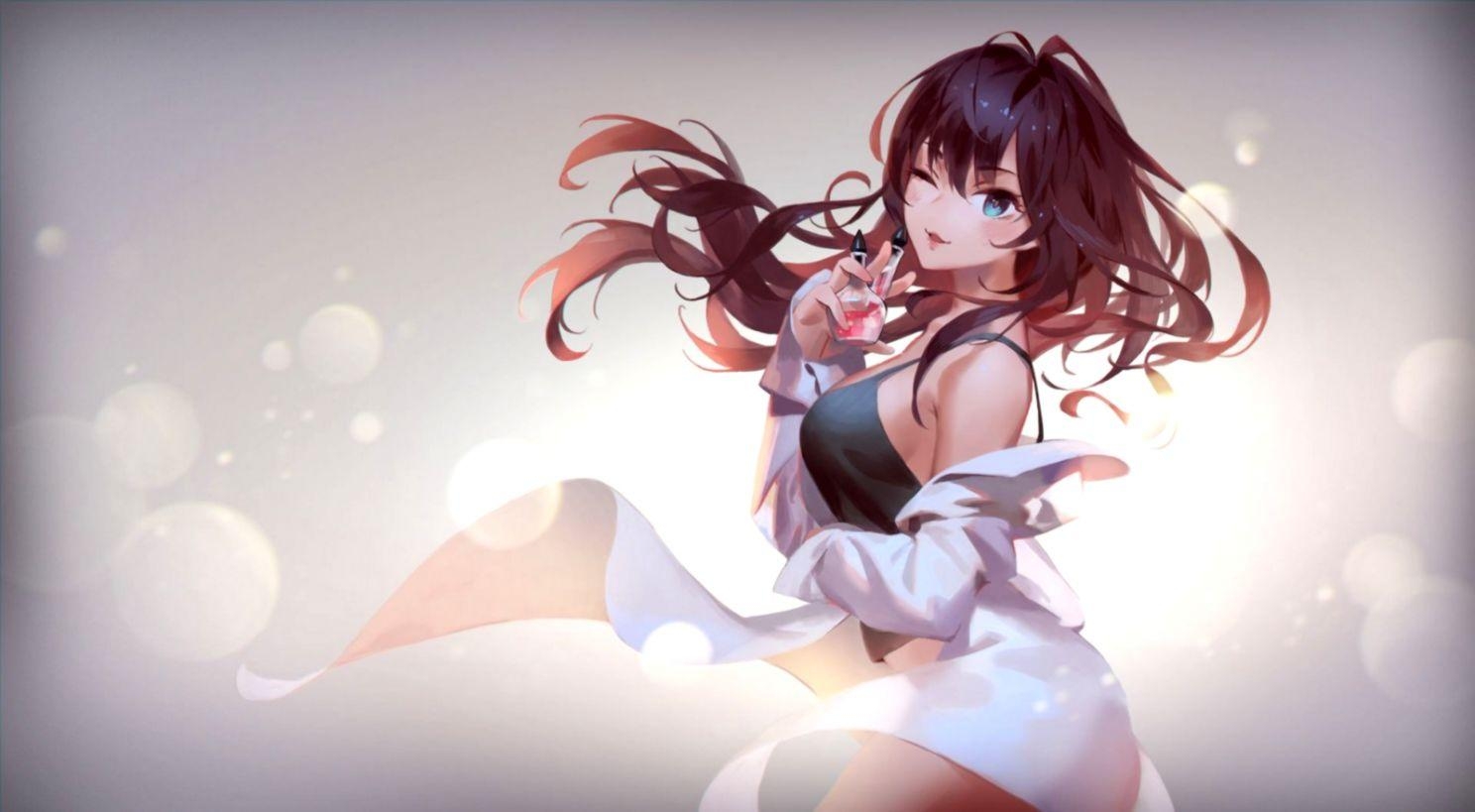 1490x820 Beautiful Girls Anime Wallpaper, Desktop