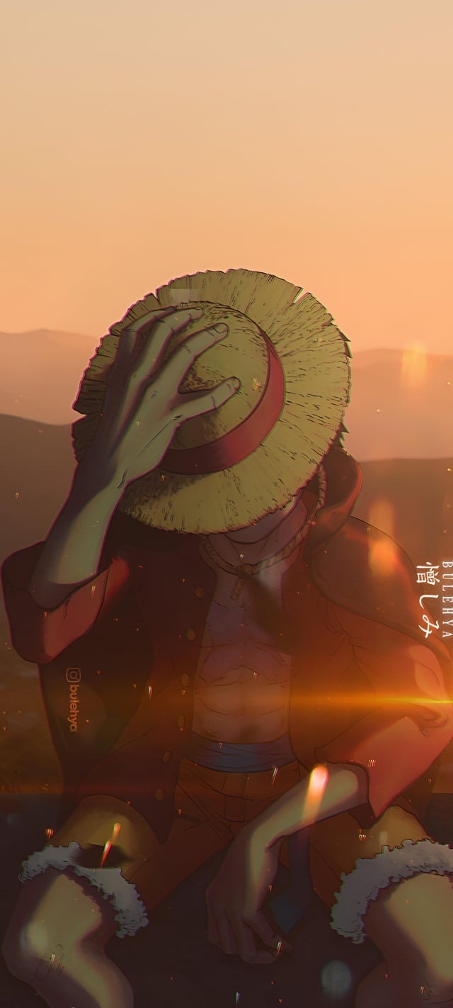 640x1430 Monkey D. Luffy, DEPTH EFFECT, Phone