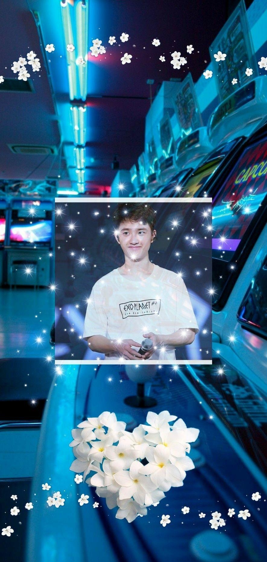 890x1860 Kpop Aesthetic Wallpaper Lockscreen Exo D Arcade Aesthetic, Phone