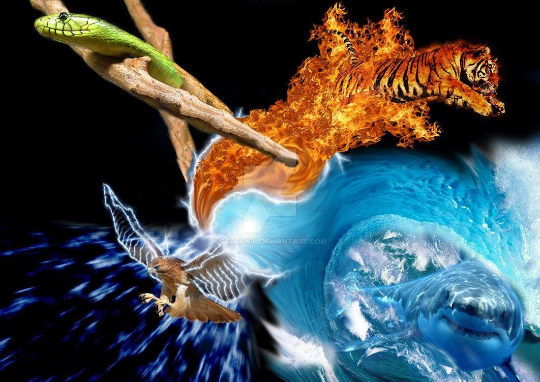 1070x760 The Four Elements, Desktop