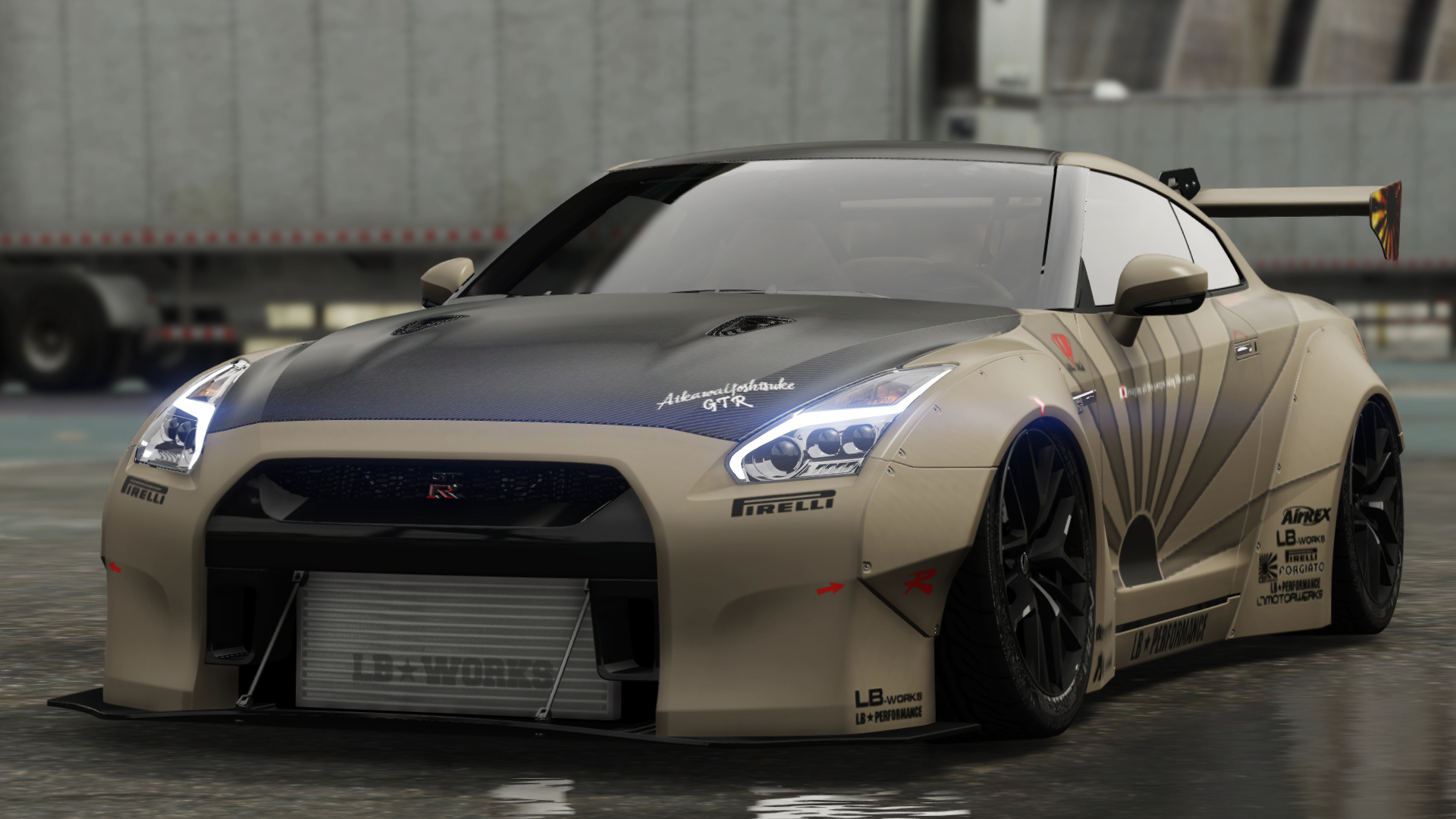 1920x1080 Nissan GTR (Reference from Liberty Walk), Desktop