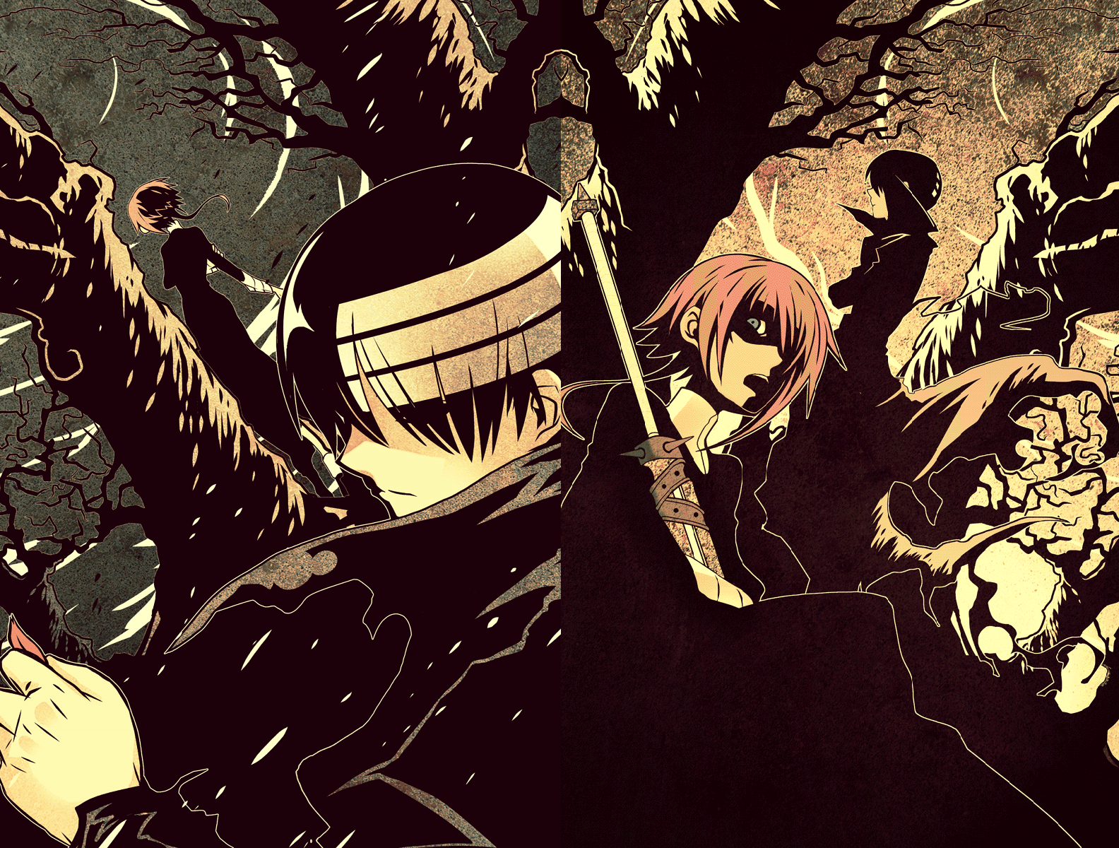 1590x1200 best image about Soul Eater. Kid, Soul eater, Desktop