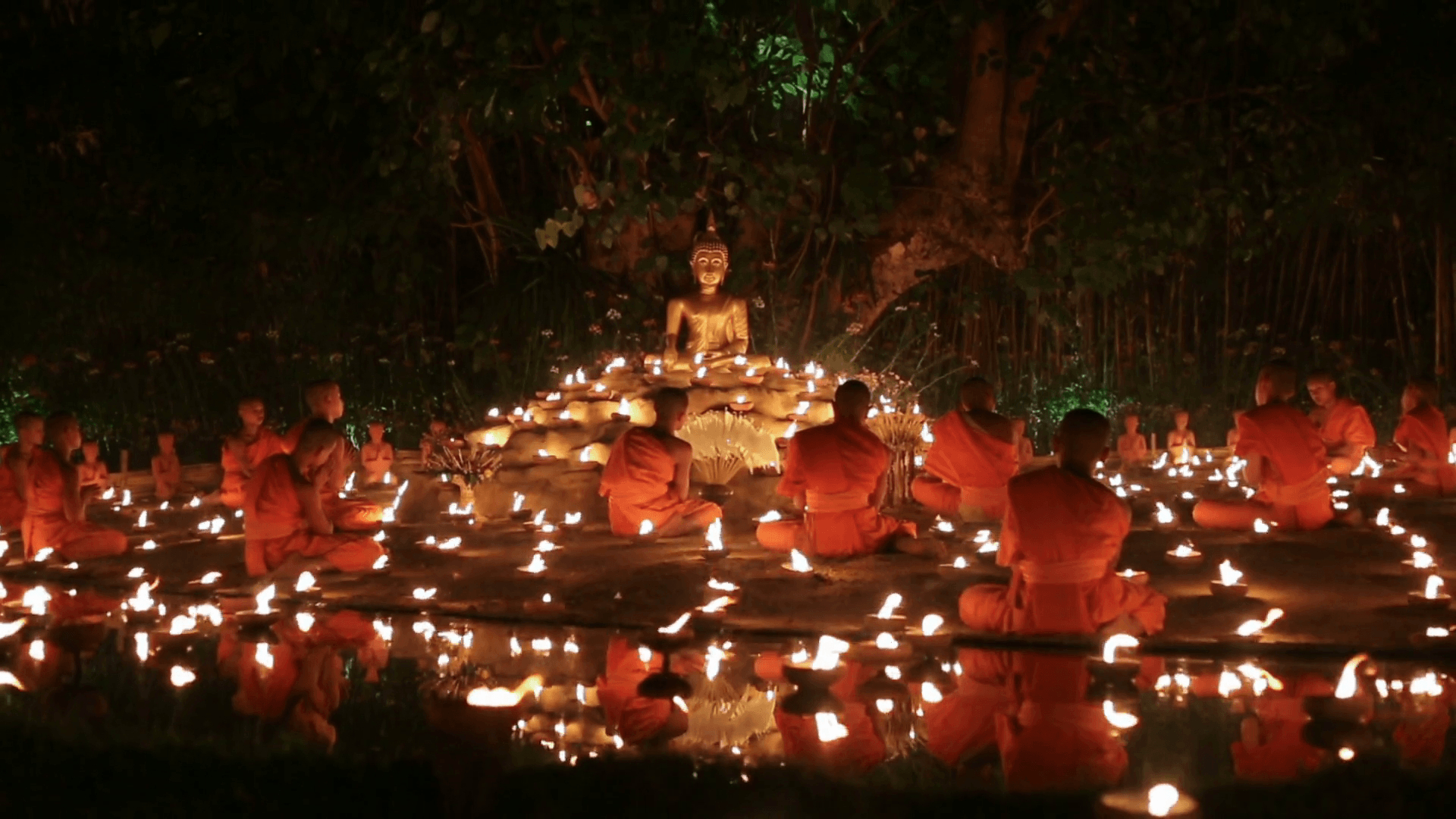 1920x1080 Magha puja day is the important incidents Buddhist day. Buddhist, Desktop