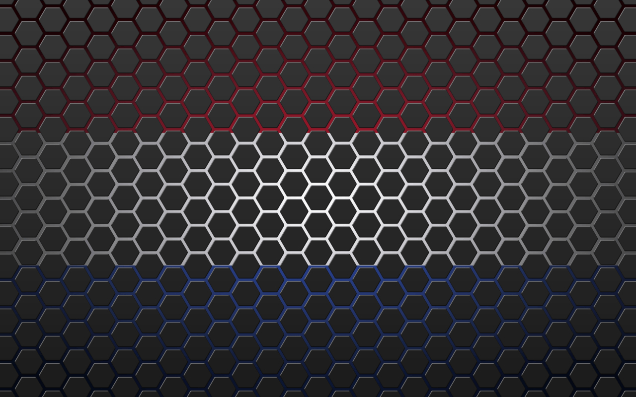 1280x800 Netherlands flag with hexagons wallpaper, Desktop