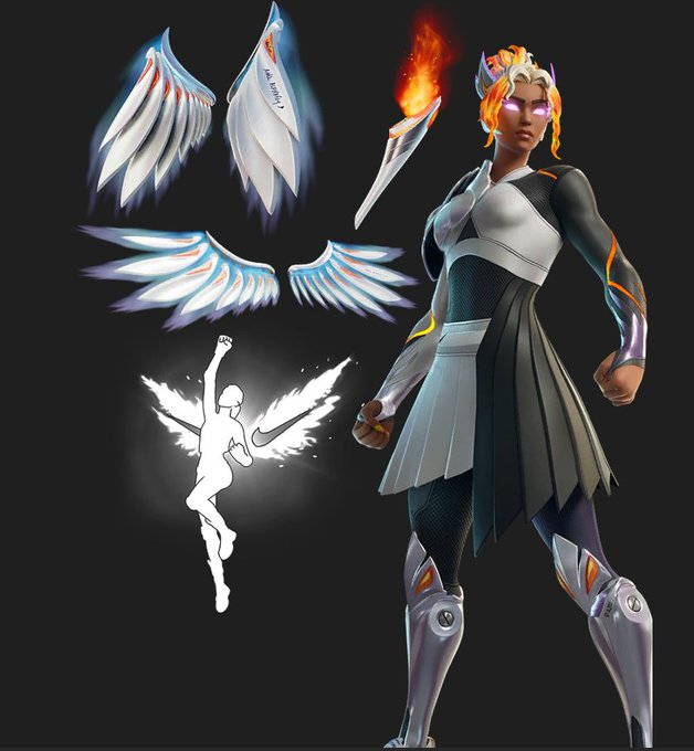 630x680 Nike Goddess Fortnite wallpaper, Phone