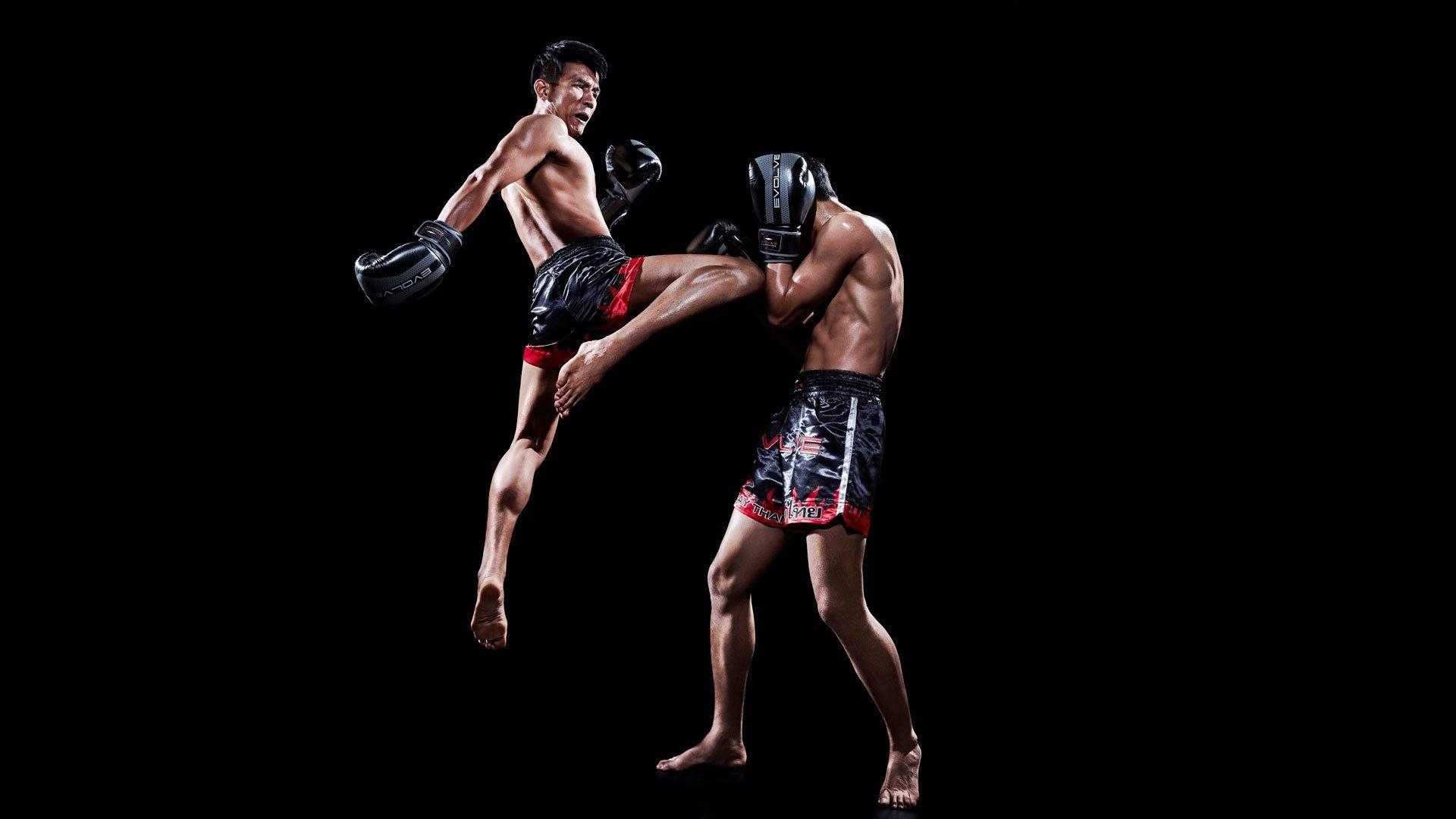 1920x1080 Download Wallpaper  Muay thai, fight, sports, black, Desktop