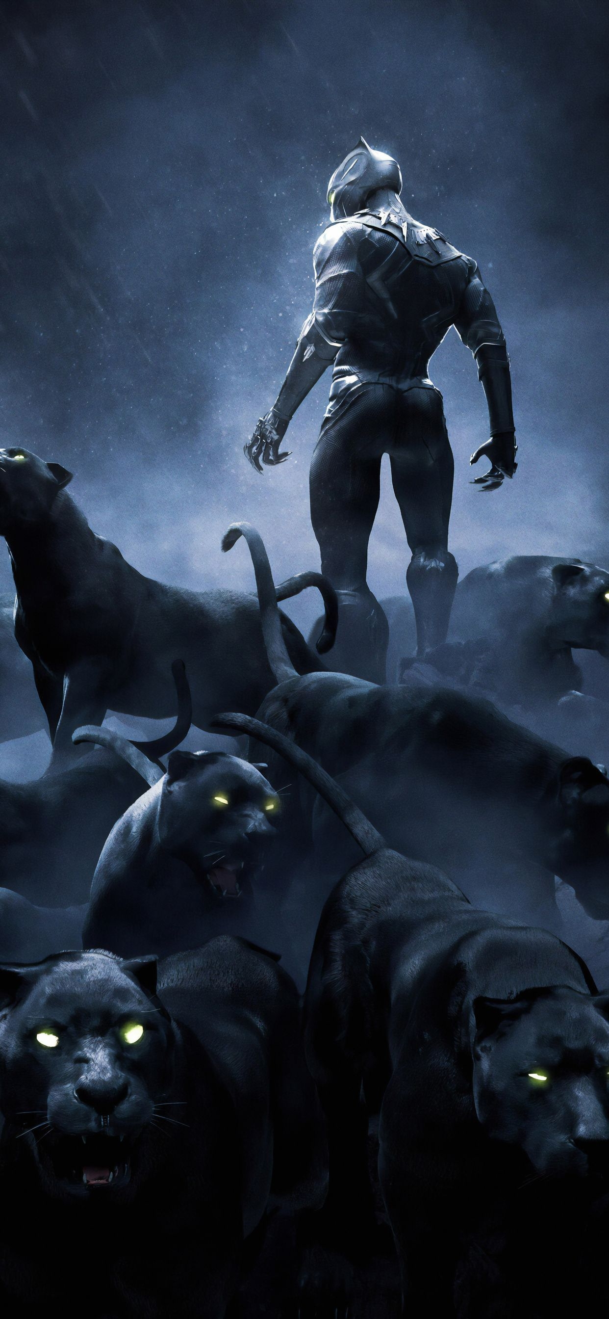 1250x2690 Black Panther Wallpaper, Phone