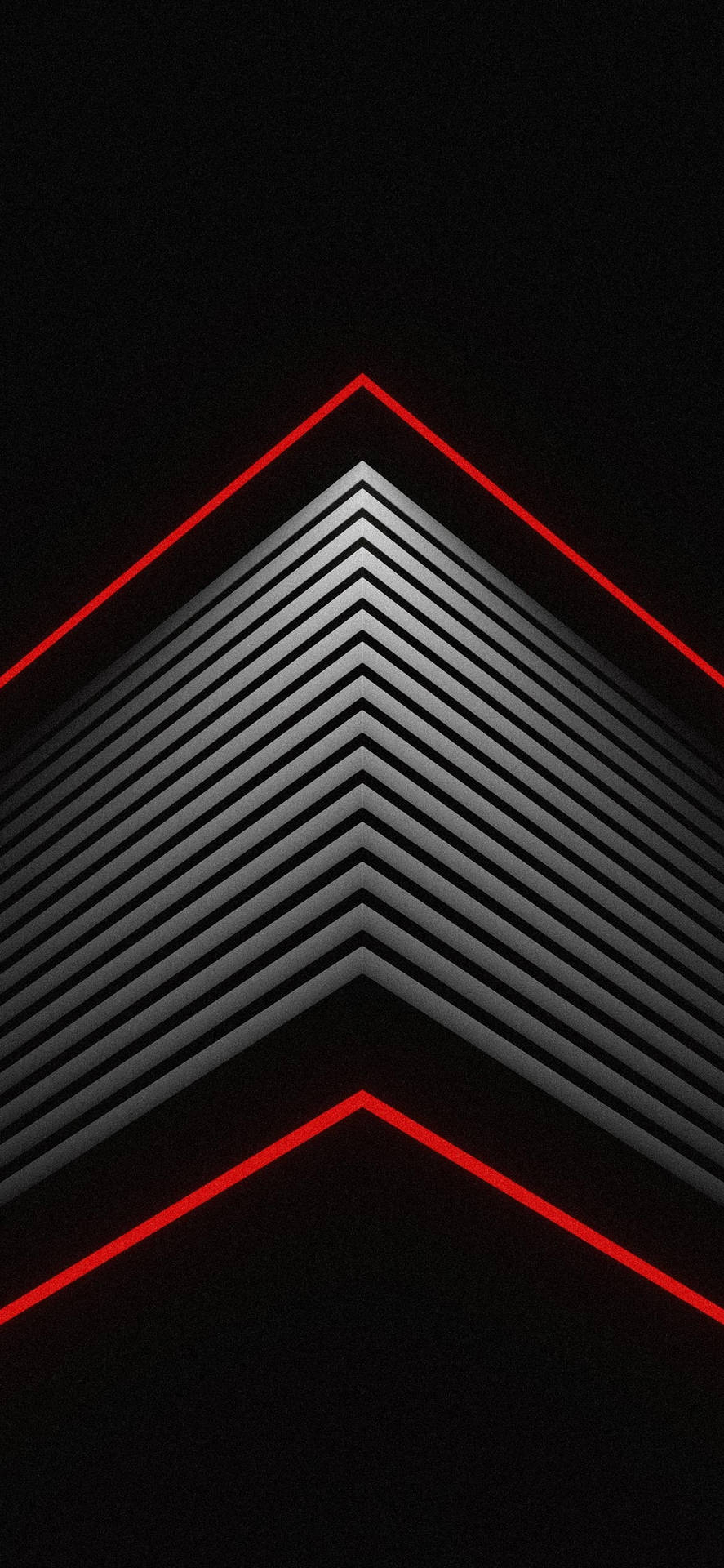 890x1920 iPhone 14 Pro Black Red Roof Wallpaper, Phone