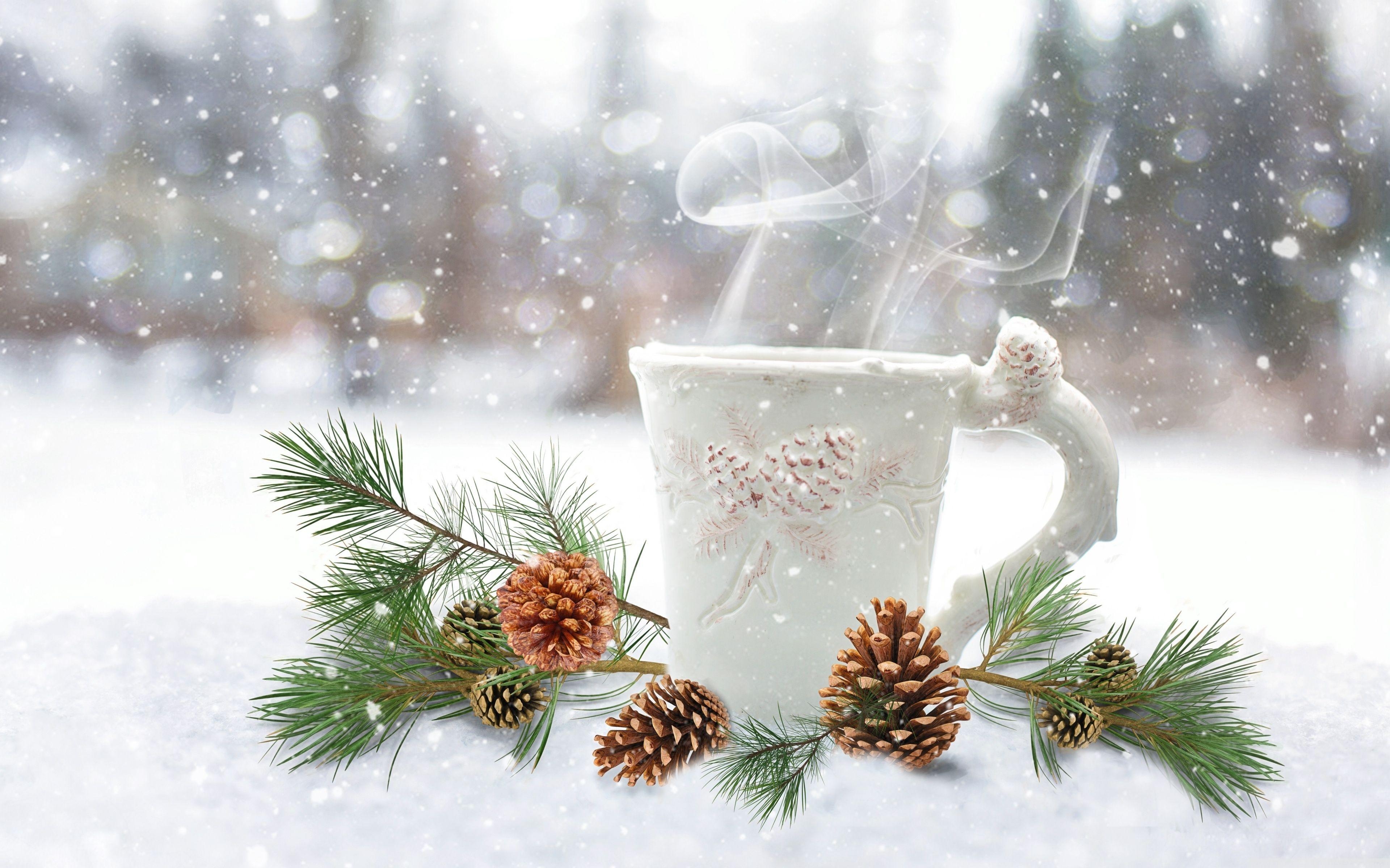 3840x2400 Cozy Winter Desktop Wallpaper Free Cozy Winter, Desktop