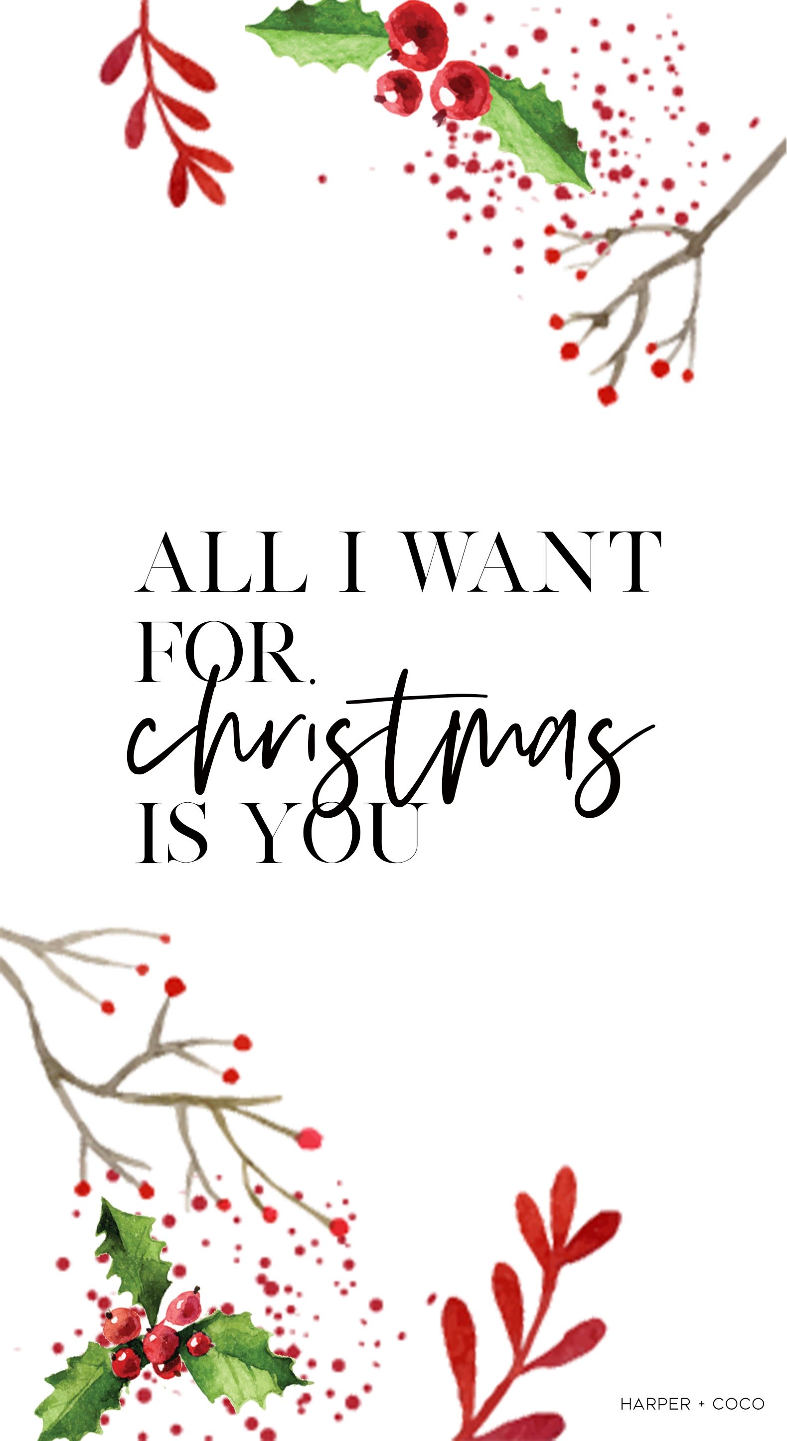 1580x2890 All I want for Christmas is you, Christmas wallpaper #redchristmas #christmaswallpaper. Merry christmas background, Christmas wallpaper, Xmas wallpaper, Phone