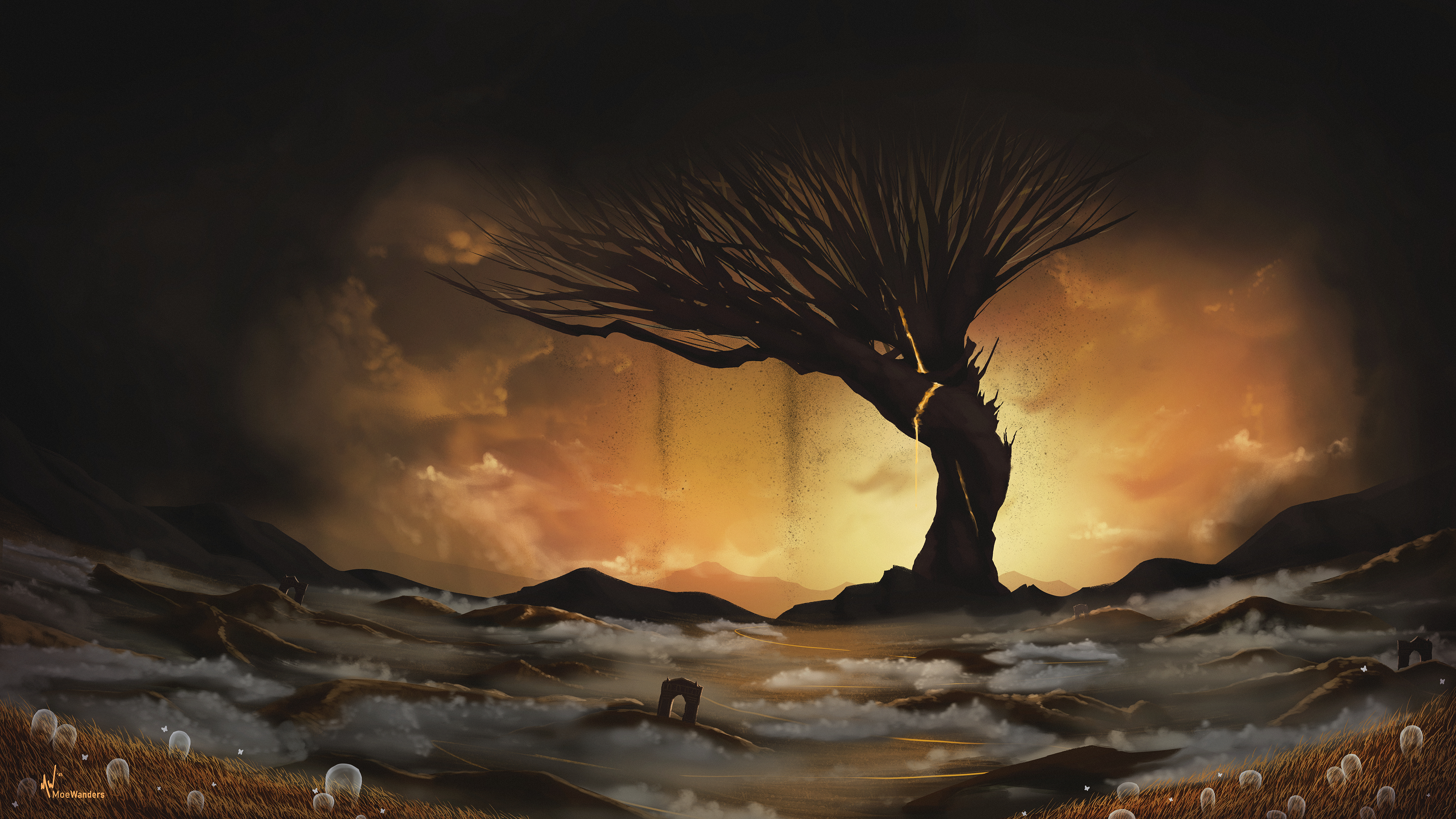 3840x2160 My Shadow of the Erdtree painting, r, Desktop