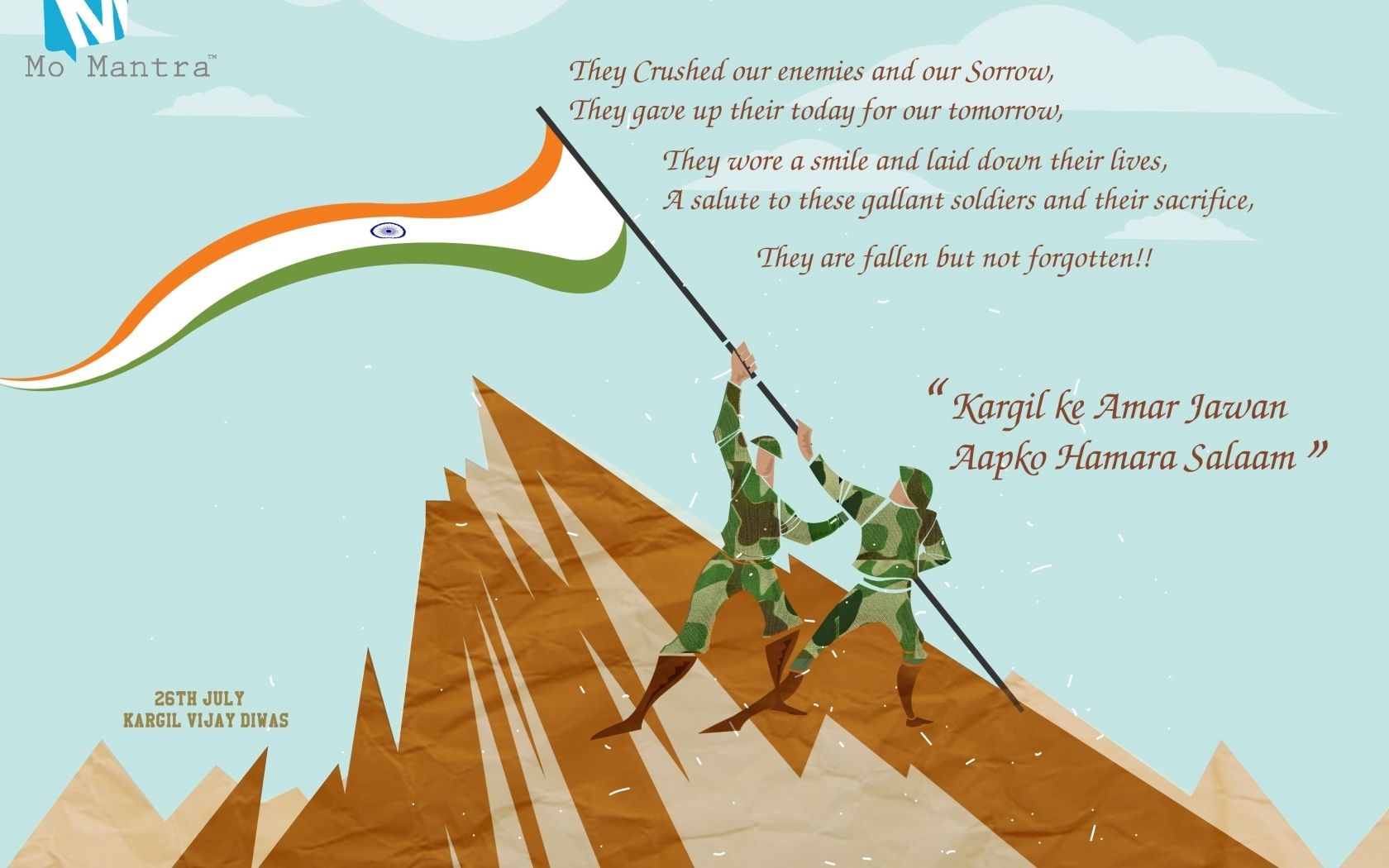 1680x1050 Free download MoMantra salutes to all the unsung heroes of Kargil, Desktop