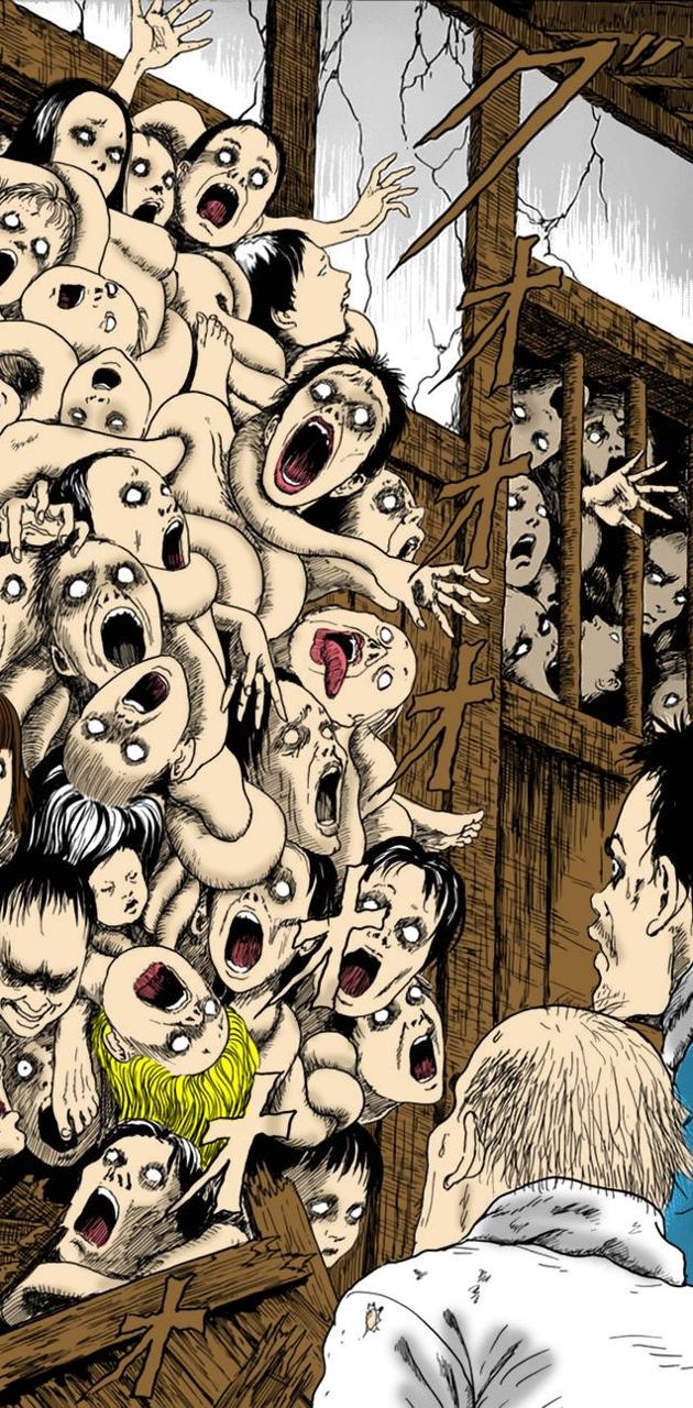 630x1280 Junji Ito wallpaper, Phone