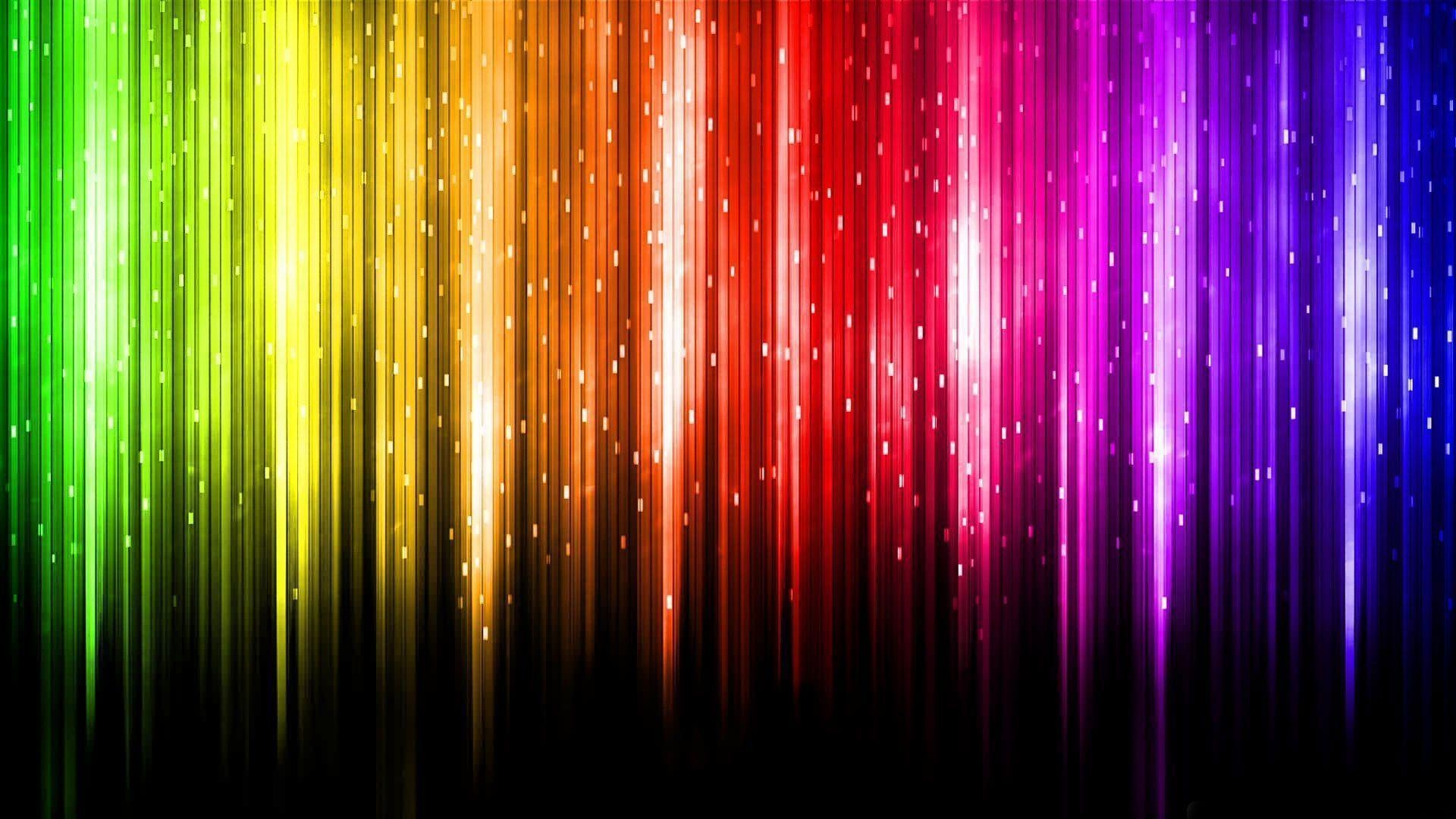 1920x1080 digital rainbow color creative HD wallpaper, Desktop