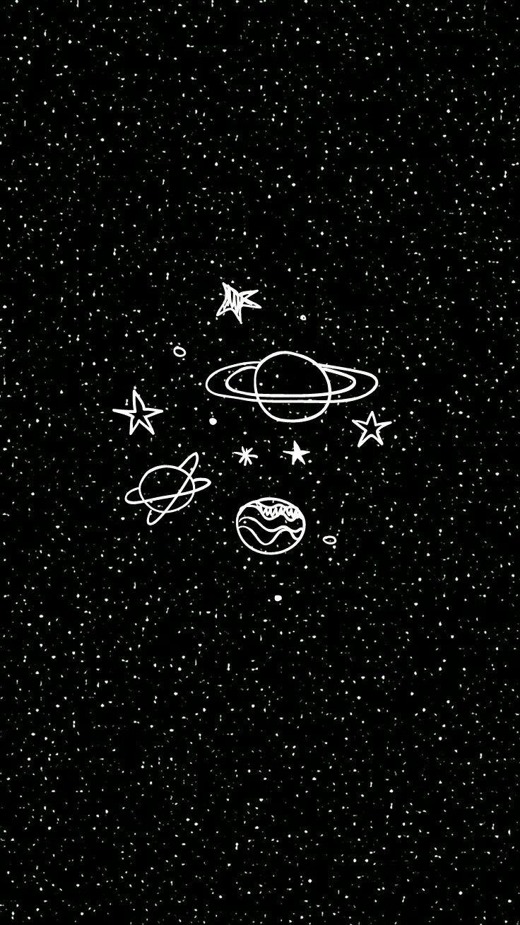 740x1310 Aesthetic. Cartoon wallpaper iphone, Space phone, Phone