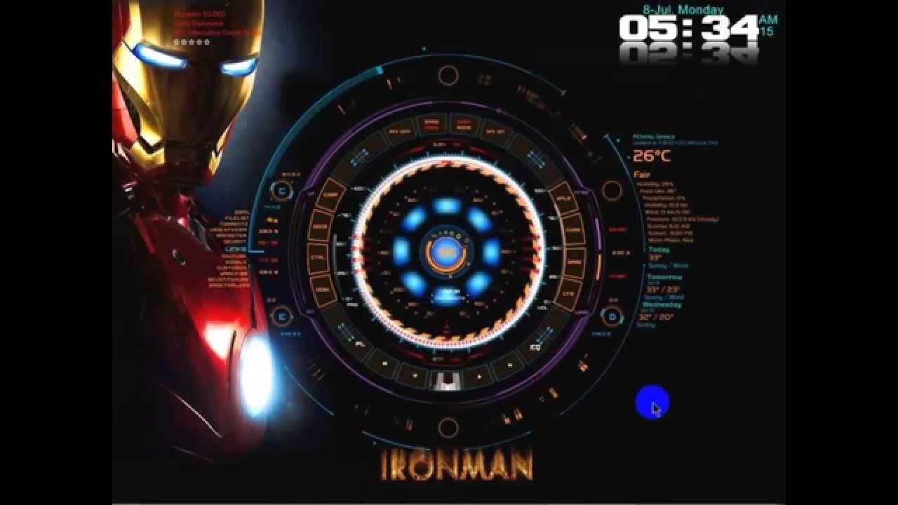 1280x720 My Customized IronMan Tech A Arc Reactor Desktop Mod, Desktop