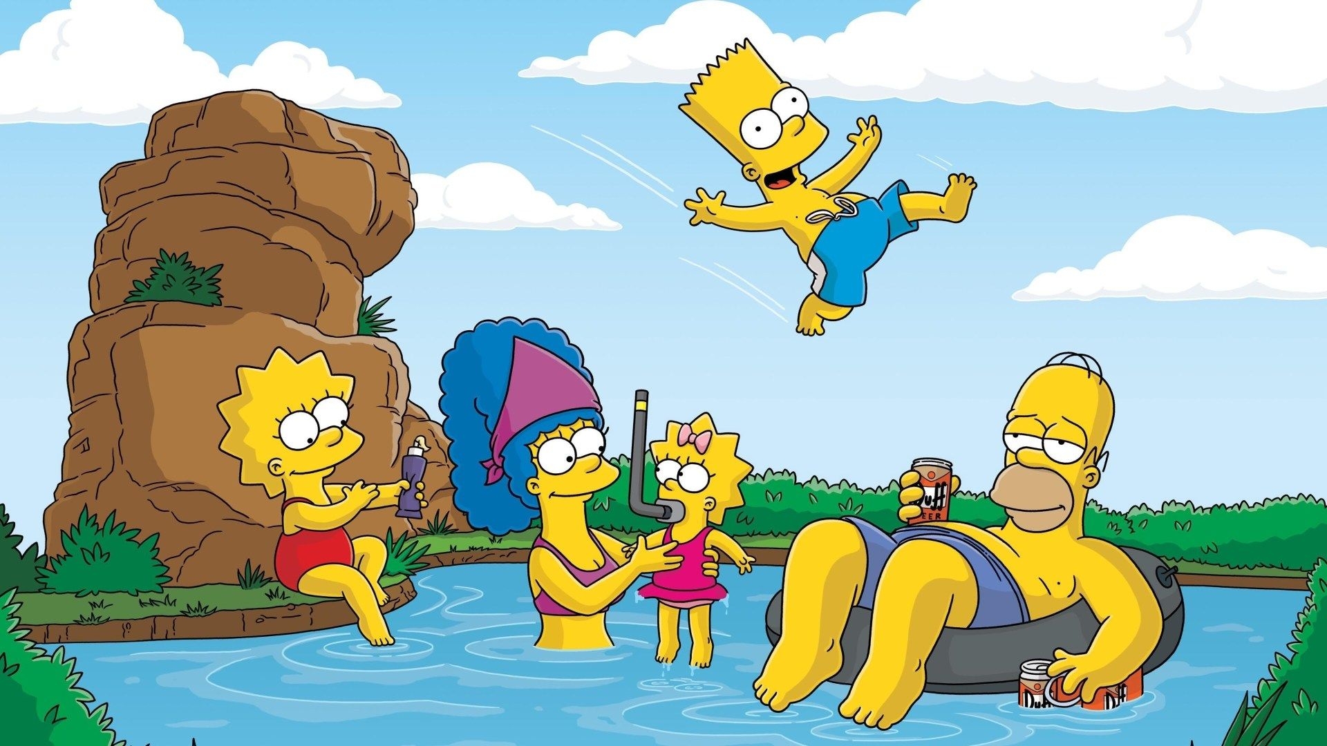 1920x1080 Family, Homer Simpson, The Simpsons HD Wallpaper & Background • 33487 • Wallur, Desktop