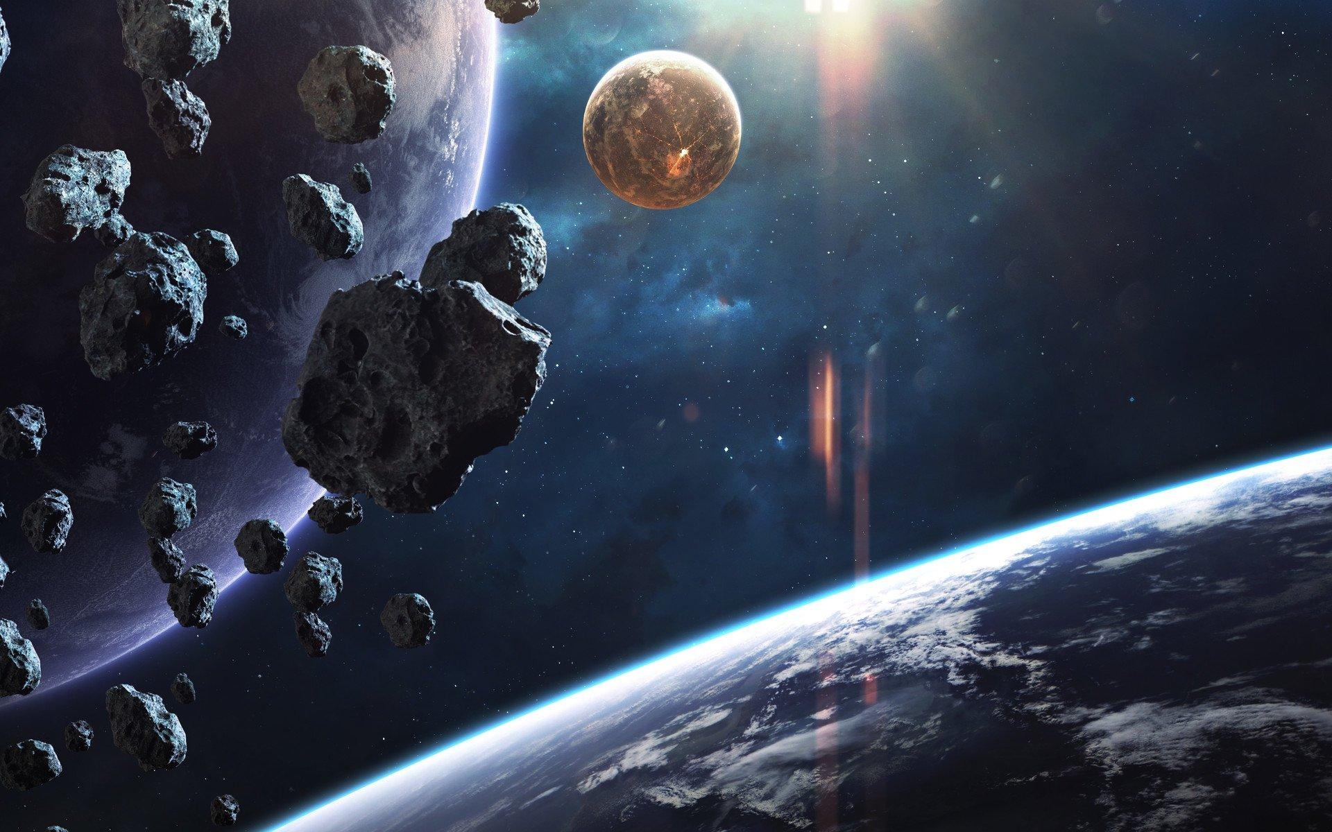 1920x1200 Asteroid Belt HD Wallpaper, Desktop