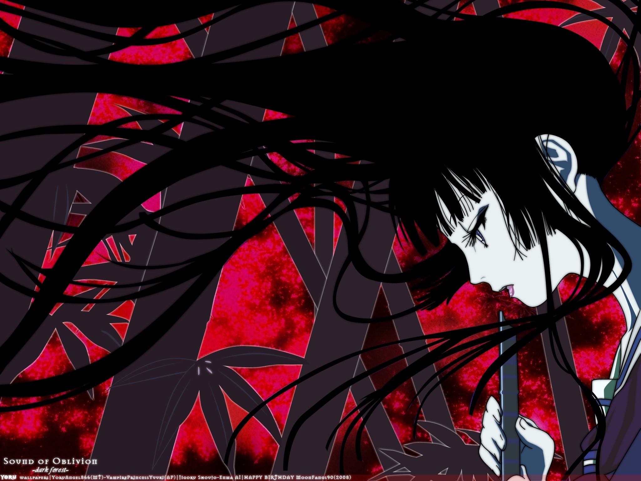 2050x1540 Jigoku Shoujo Wallpaper: Sound of Oblivion Dark forest, Desktop