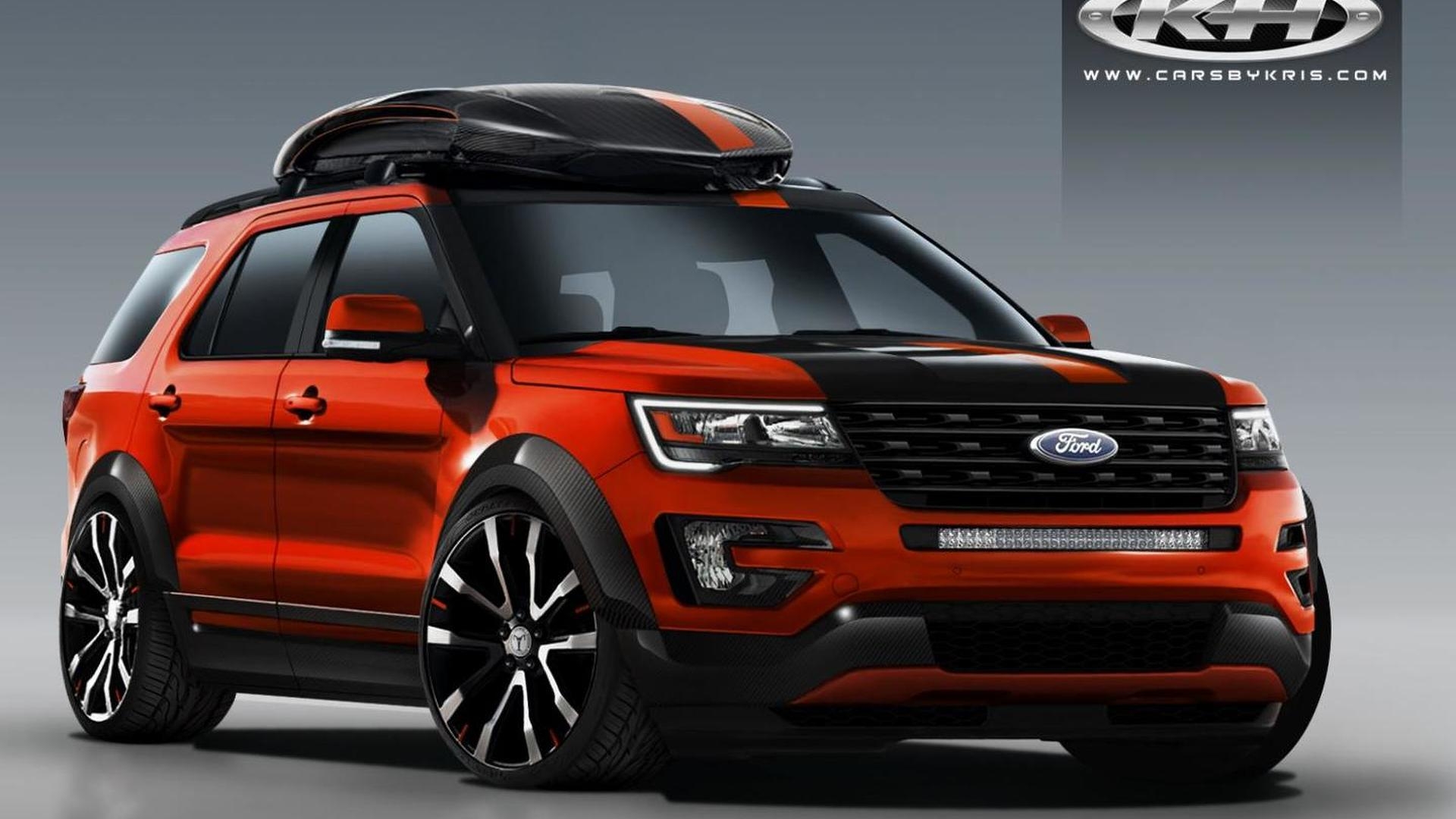 1920x1080 Ford teases four modified Explorers for SEMA, Desktop