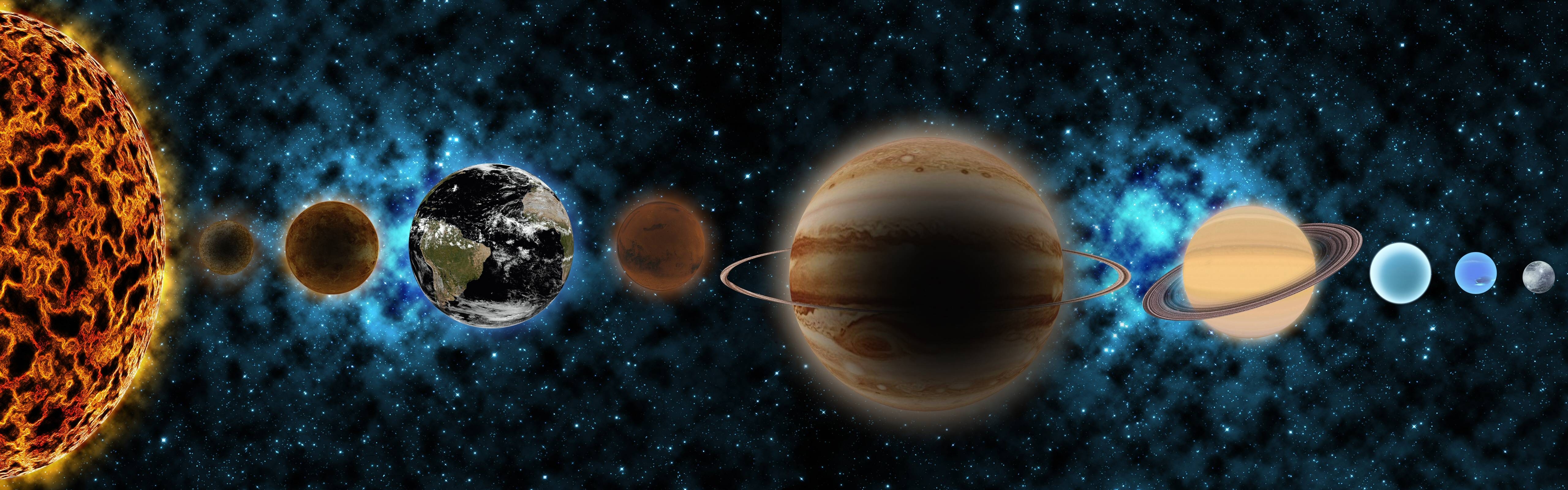 5120x1600 Solar System Wallpaper 36 60128 Image HD Wallpaper. Wallpaper, Dual Screen