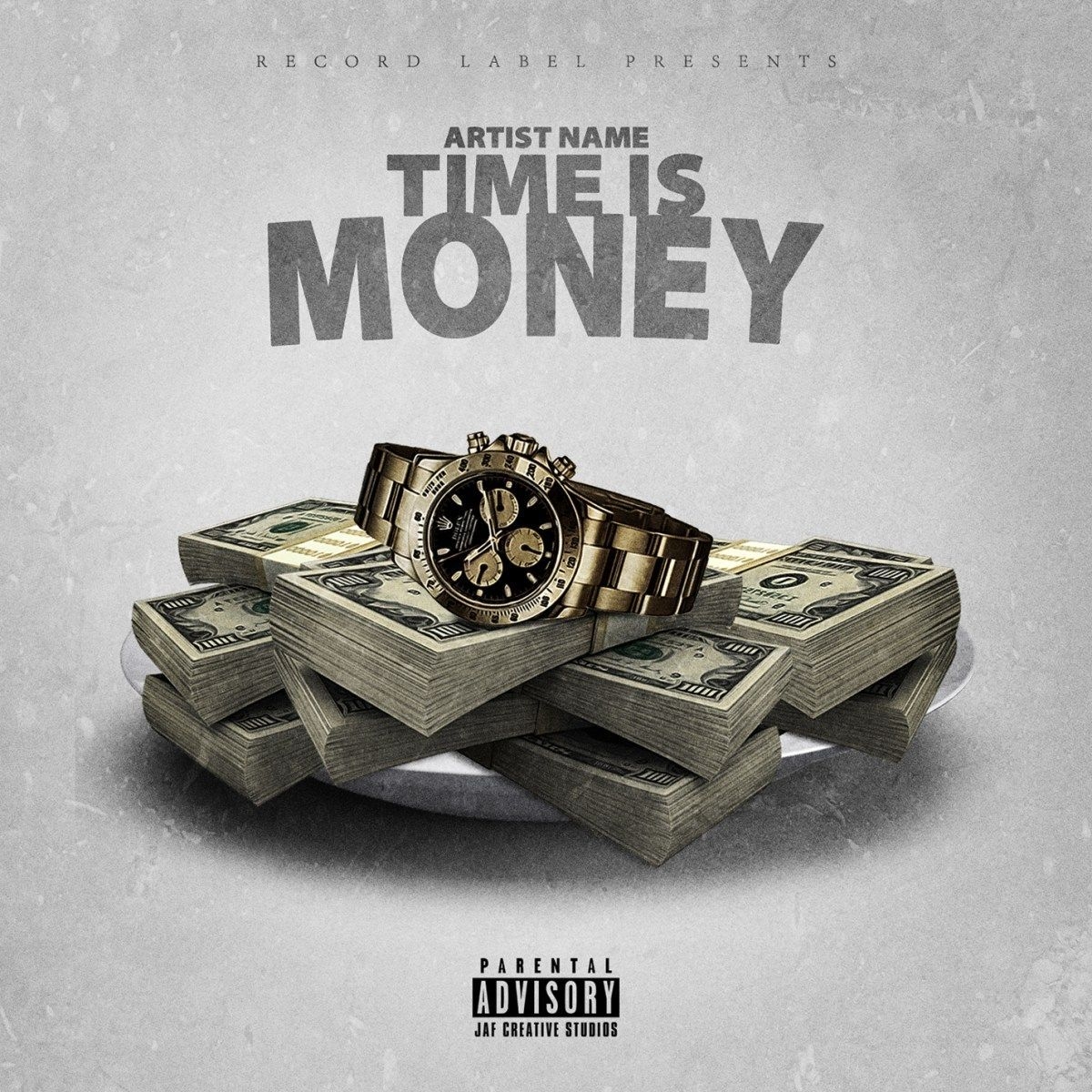 1200x1200 Time is Money Single Cover. Streetz Myestro Beats. Money design art, Time is money, Cover, Phone