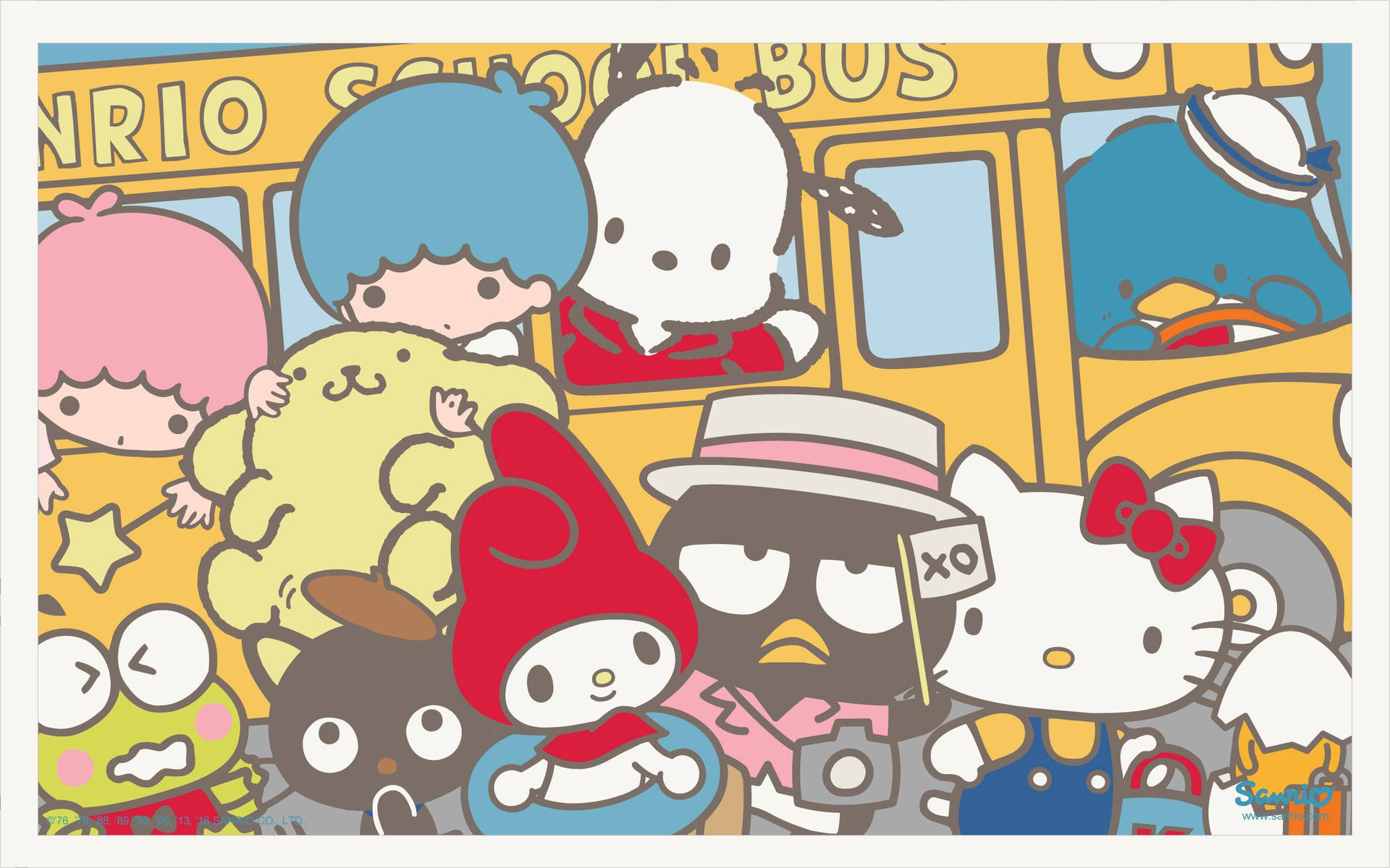 1920x1200 Download Sanrio School Bus Wallpaper, Desktop