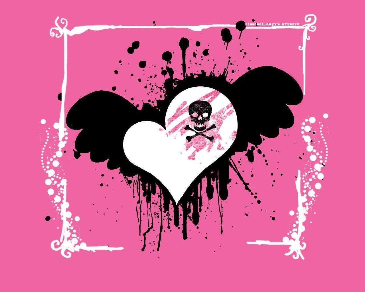 1280x1030 Pink Skull Picture and Wallpaper Items, Desktop