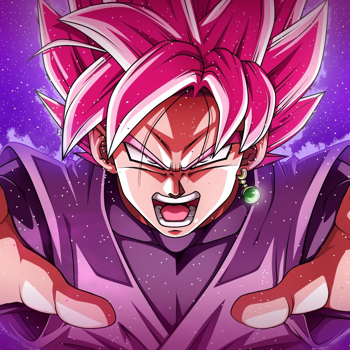 1200x1200 Steam Workshop::Goku Black Super Saiyan Rose, Phone