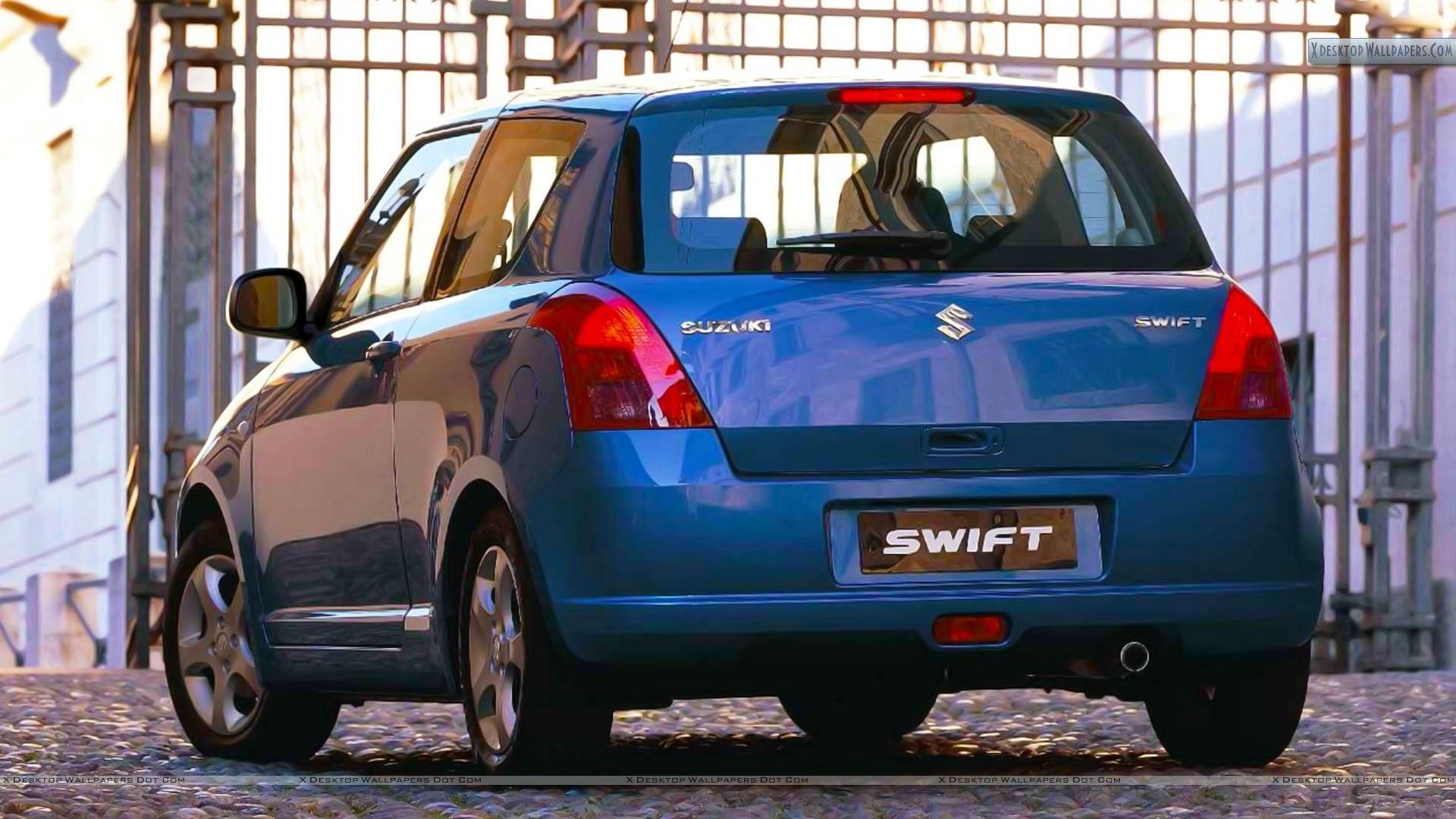 1920x1080 Suzuki Swift Sport Blue Car, Back Shoot Wallpaper, Desktop