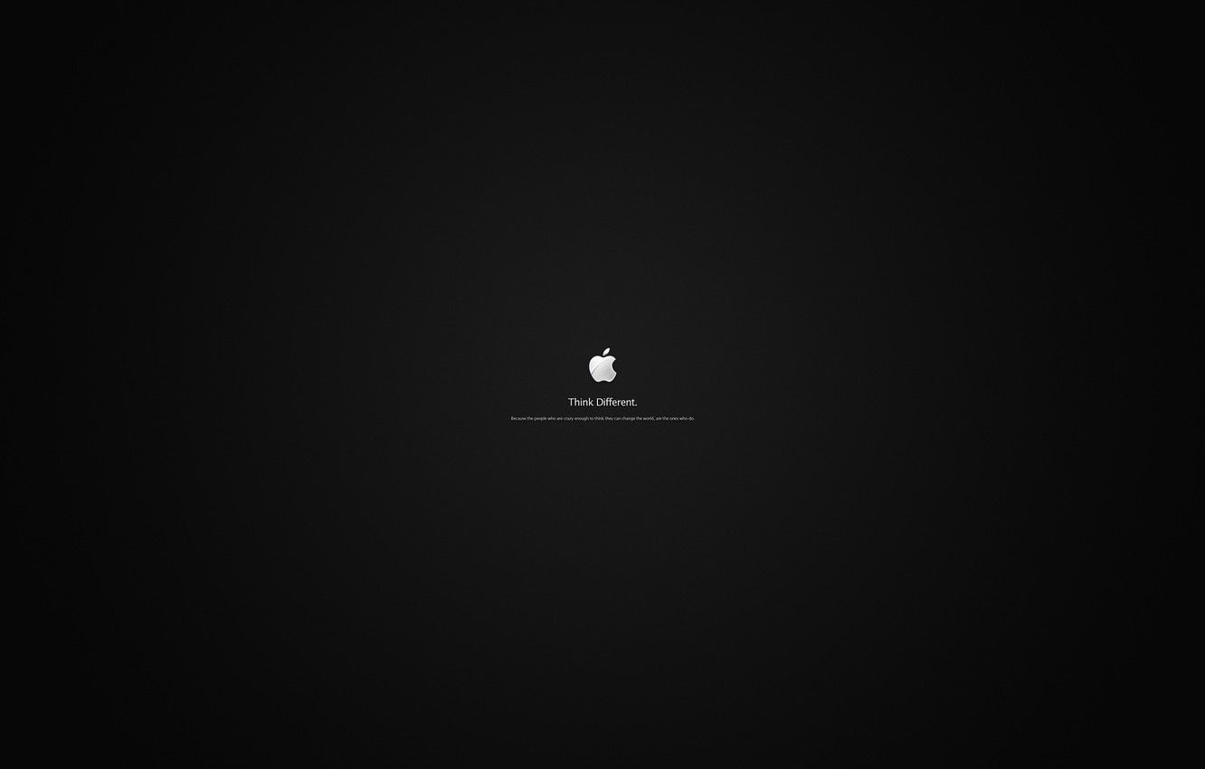 1340x850 Wallpaper Apple, Apple, Minimalism, Logo, Words Image For Desktop, Section Hi Tech, Desktop