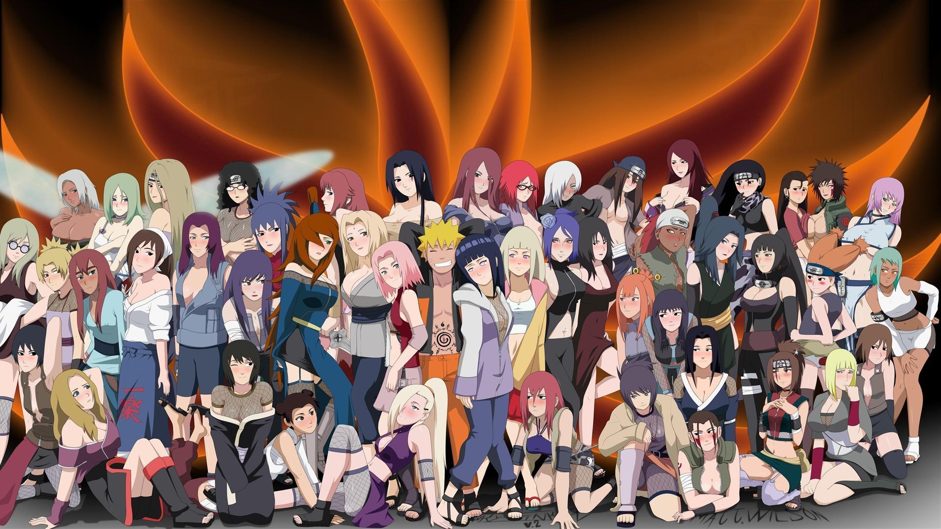 1920x1080 Naruto Full Characters Wallpaper, Desktop