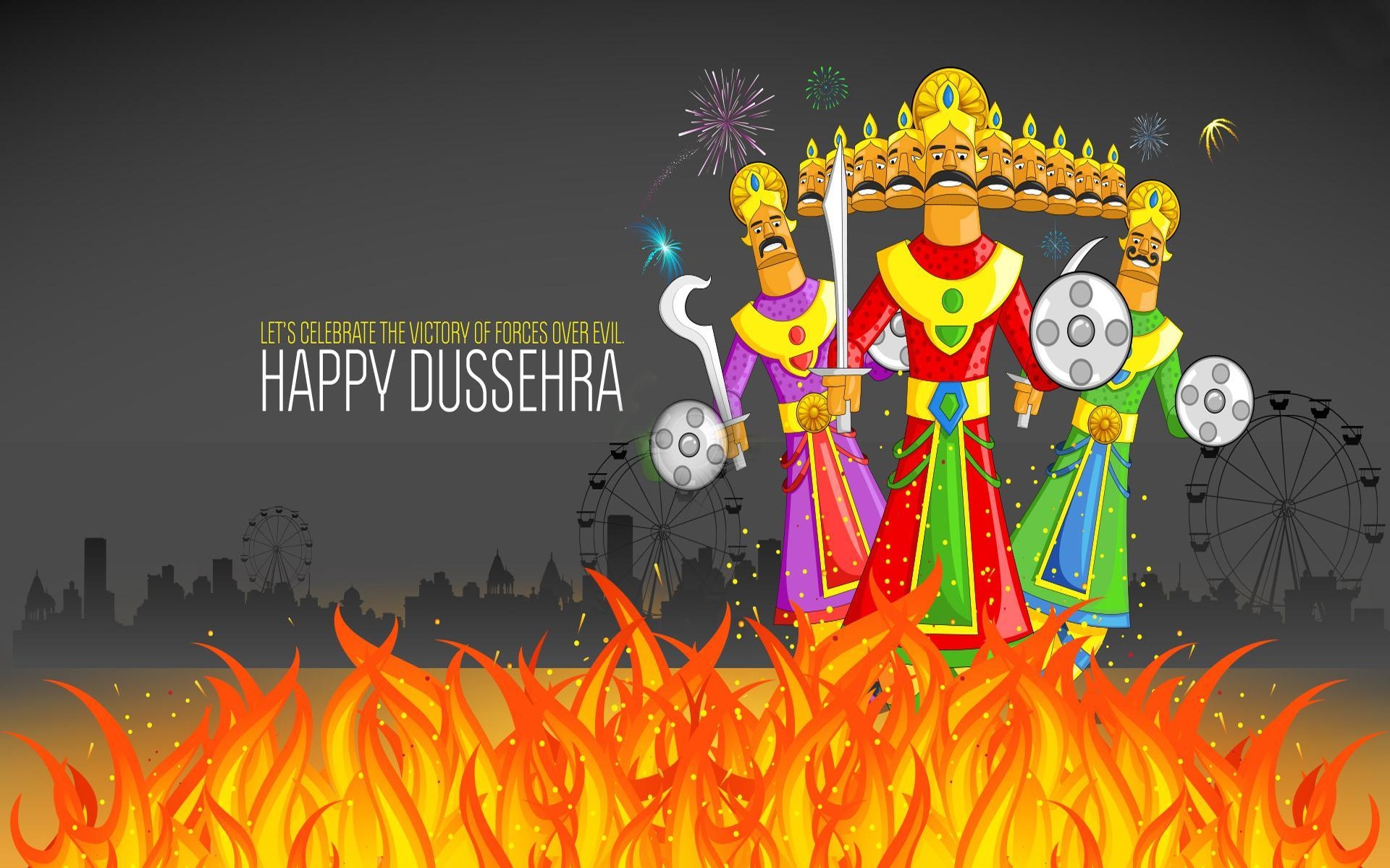 1920x1200 Happy Dussehra Wallpaper 2015 for Android, Desktop