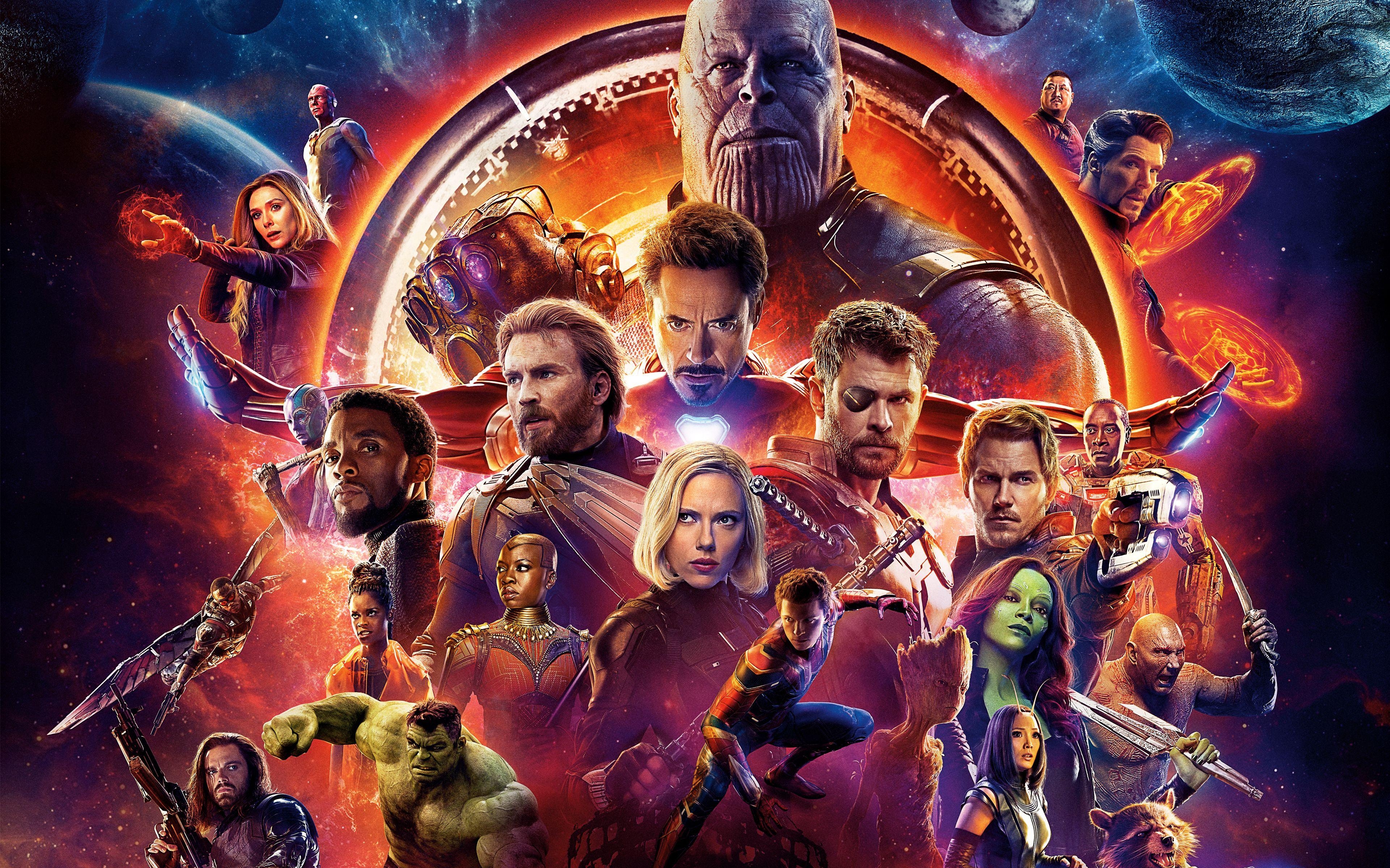 3840x2400 Avengers Infinity War 4K 8K Wallpaper, Desktop