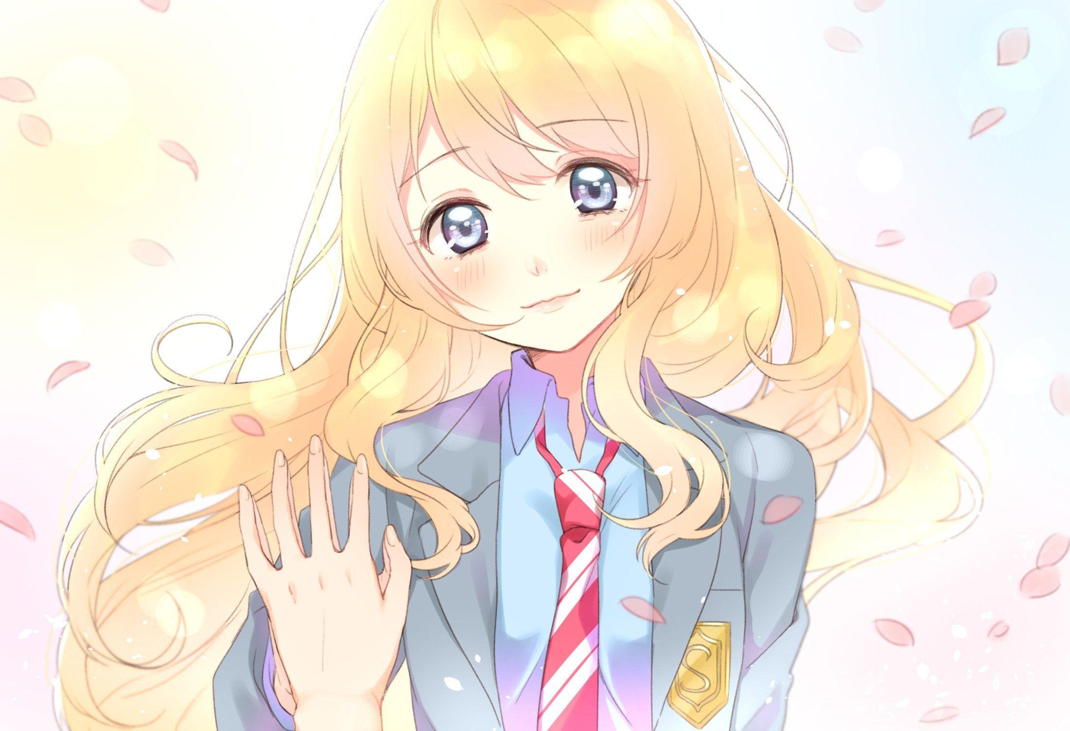 2200x1510 Shigatsu wa Kimi no Uso Miyazono Kaori Arima Kousei Violin, Desktop