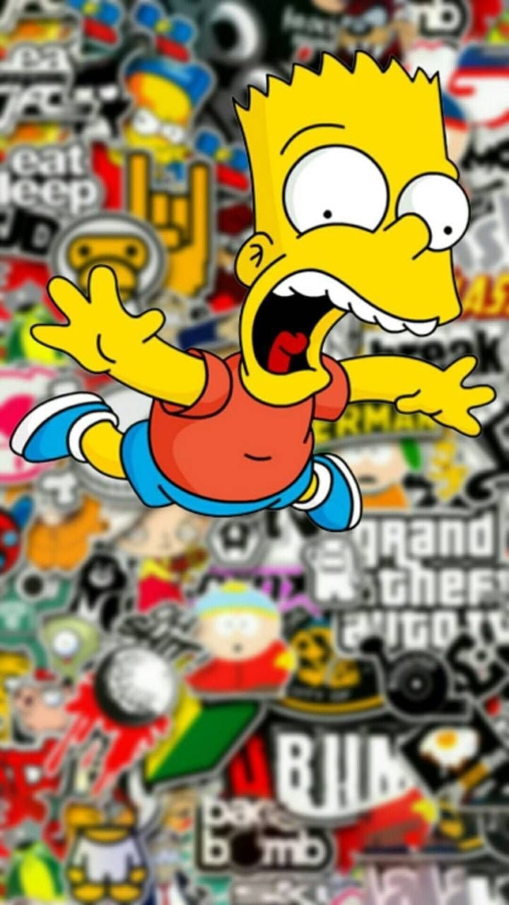 720x1280 Bart Simpson Wallpaper. Simpson wallpaper iphone, Simpsons art, Cartoon wallpaper, Phone