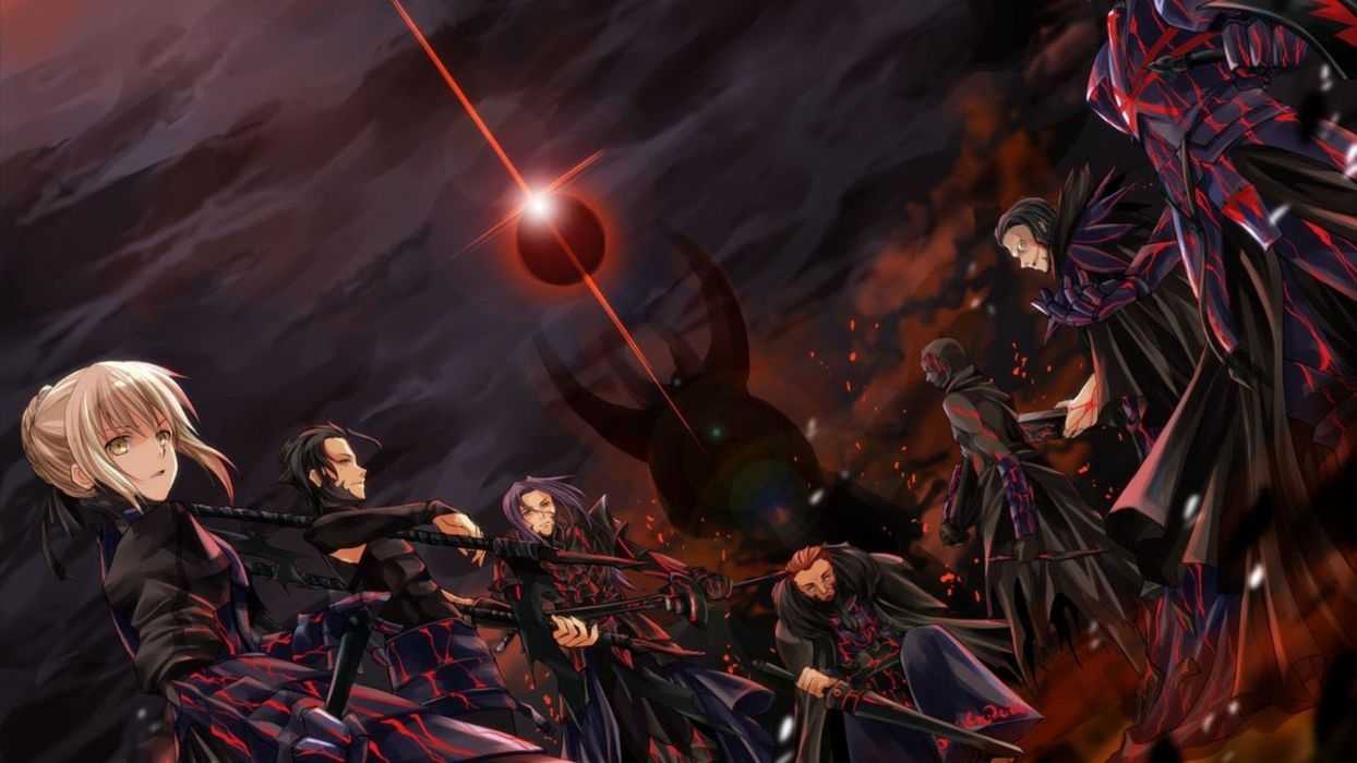 1250x700 saber alter anime series fate stay night zero characters group, Desktop