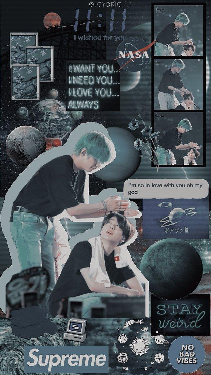 680x1200 Taekook Aesthetic Wallpaper #taekook #taekook #taehyung, Phone