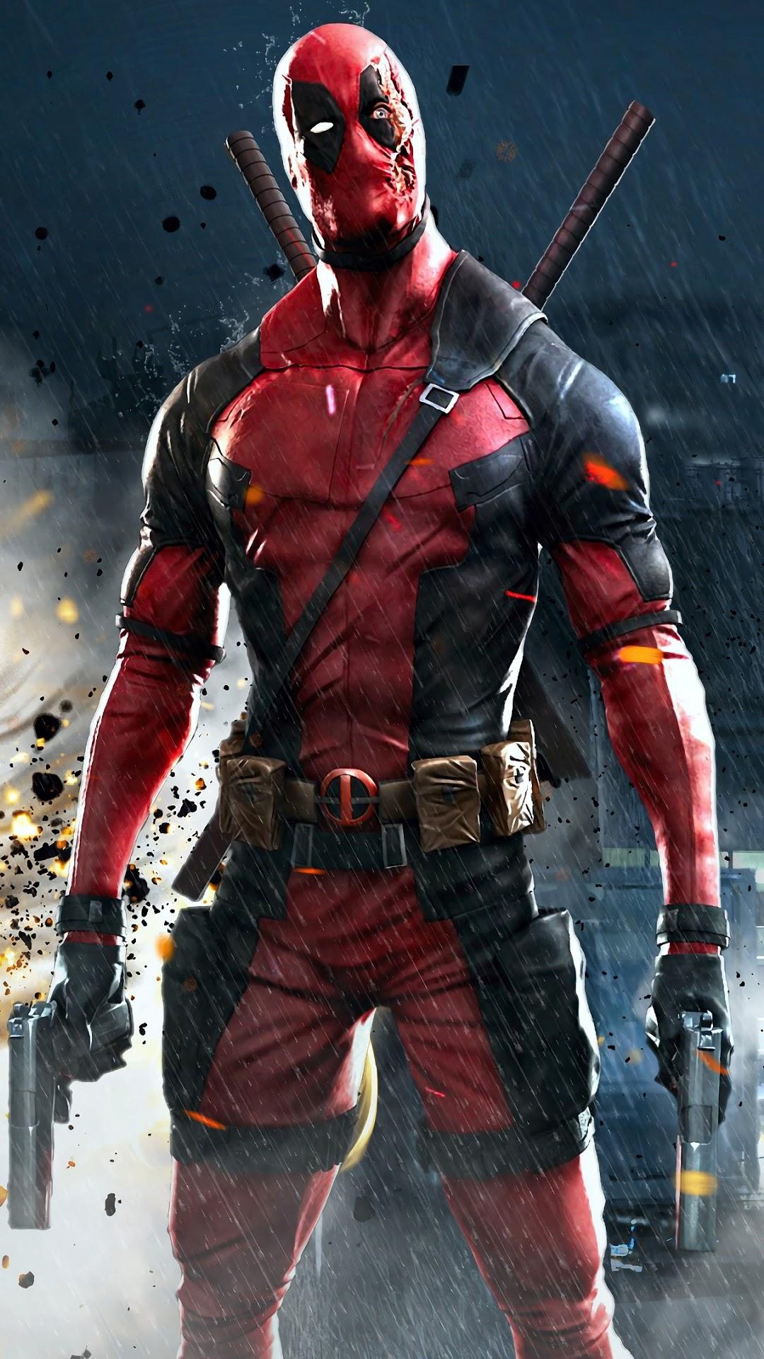 1080x1920 Deadpool 4K Wallpaper, Phone