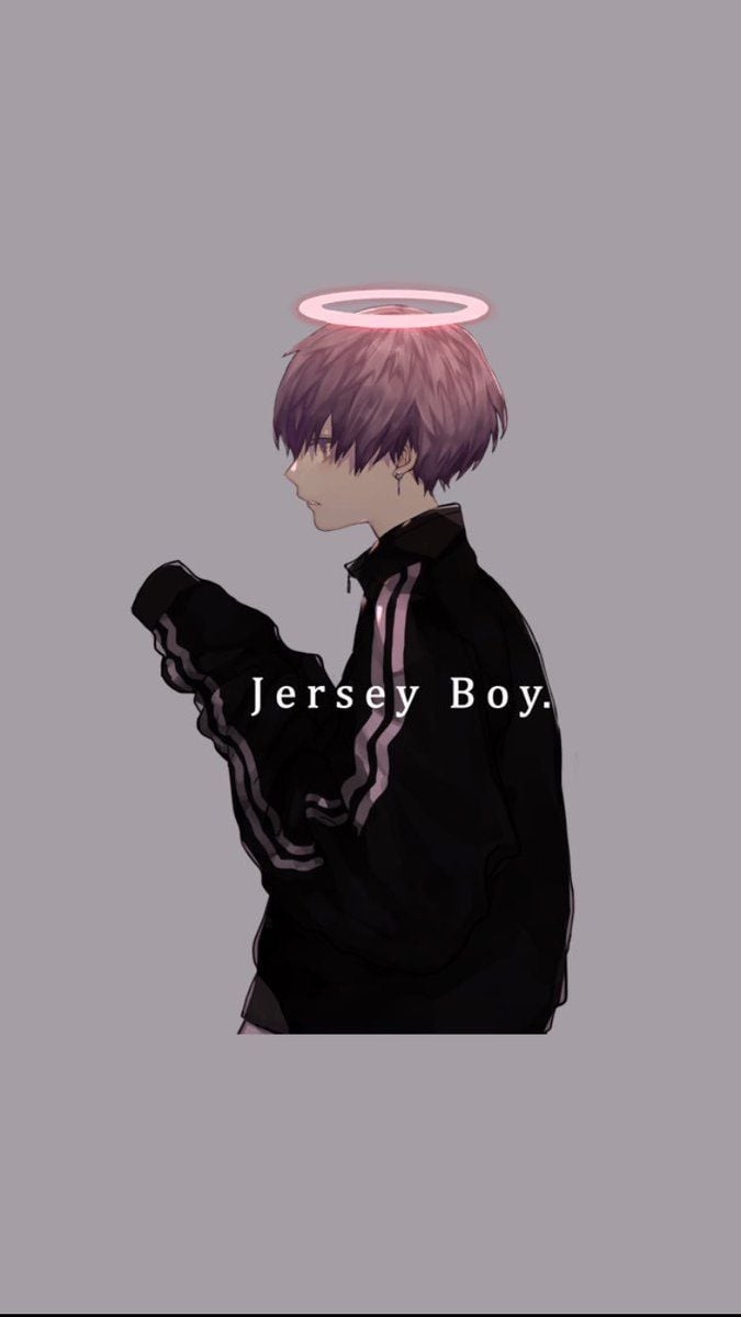 680x1200 Aesthetic Glitch Supreme Anime Boy Wallpaper, Phone