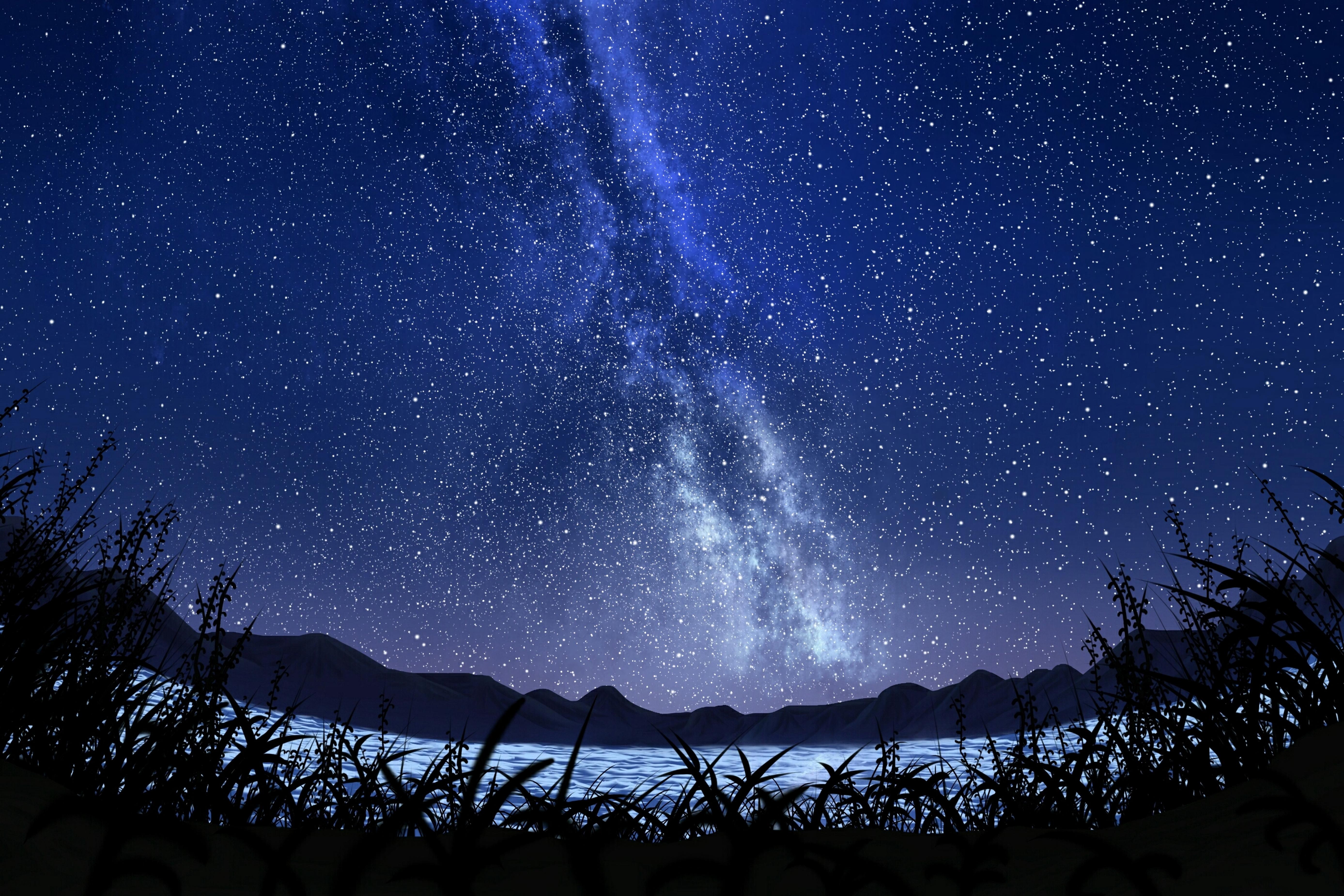 5550x3700 Night Sky Wallpaper 4k Wallpaper & Background, Desktop