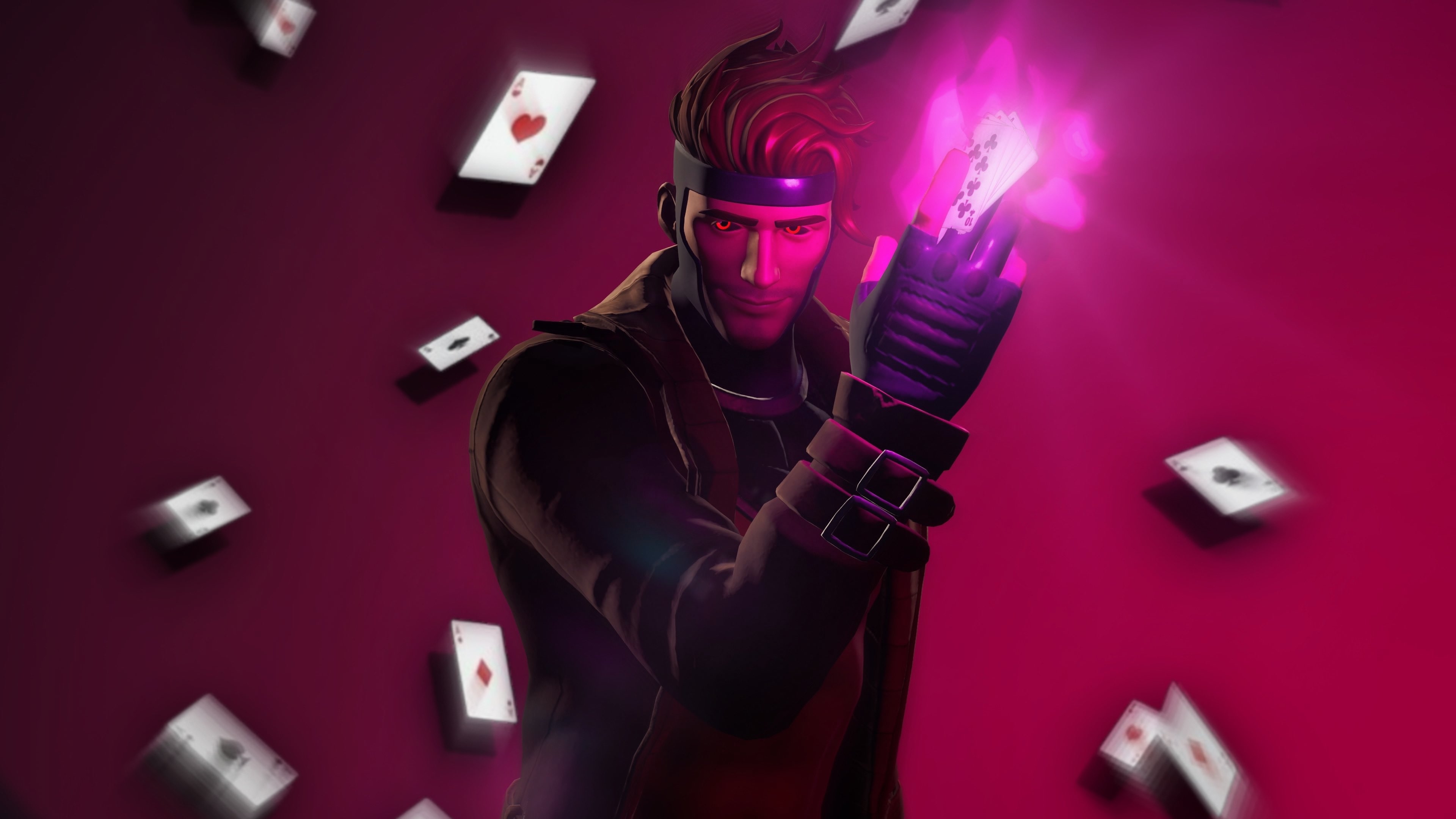 3840x2160 Gambit Fortnite wallpaper, Desktop