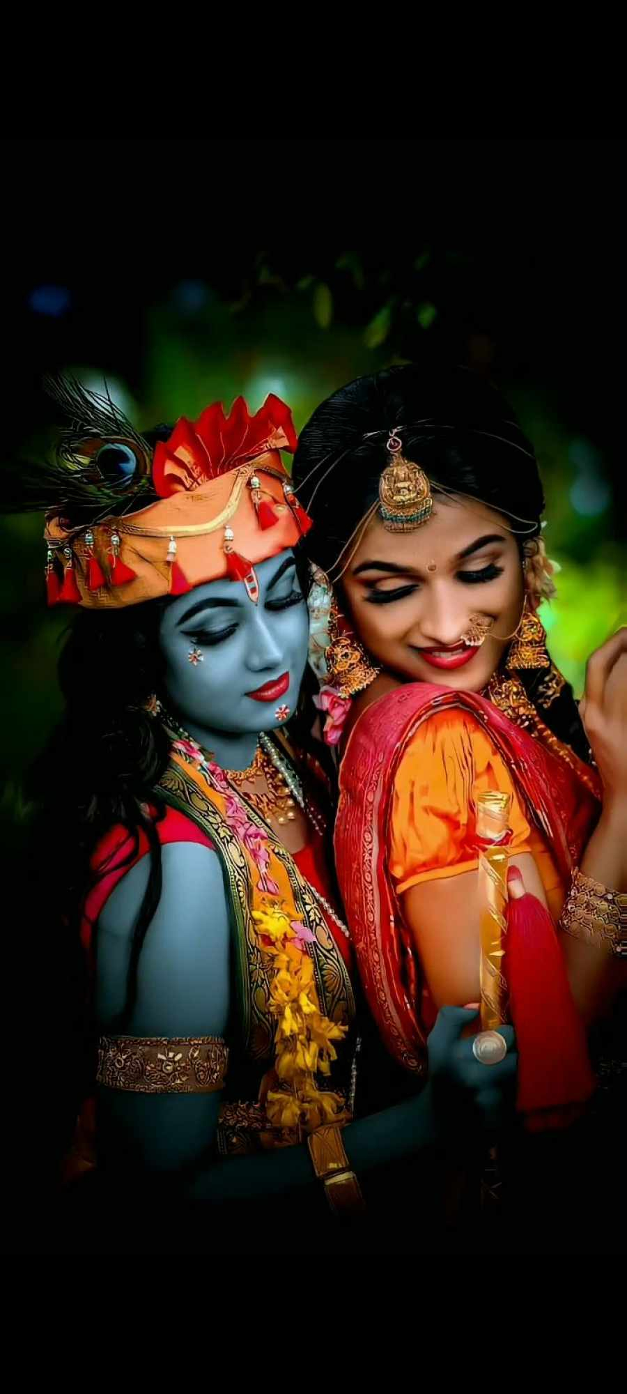 900x2000 Radha Krishna HD IPhone Wallpaper Wallpaper, iPhone Wallpaper. Army girlfriend picture, Cute love couple image, Cute couple image, Phone