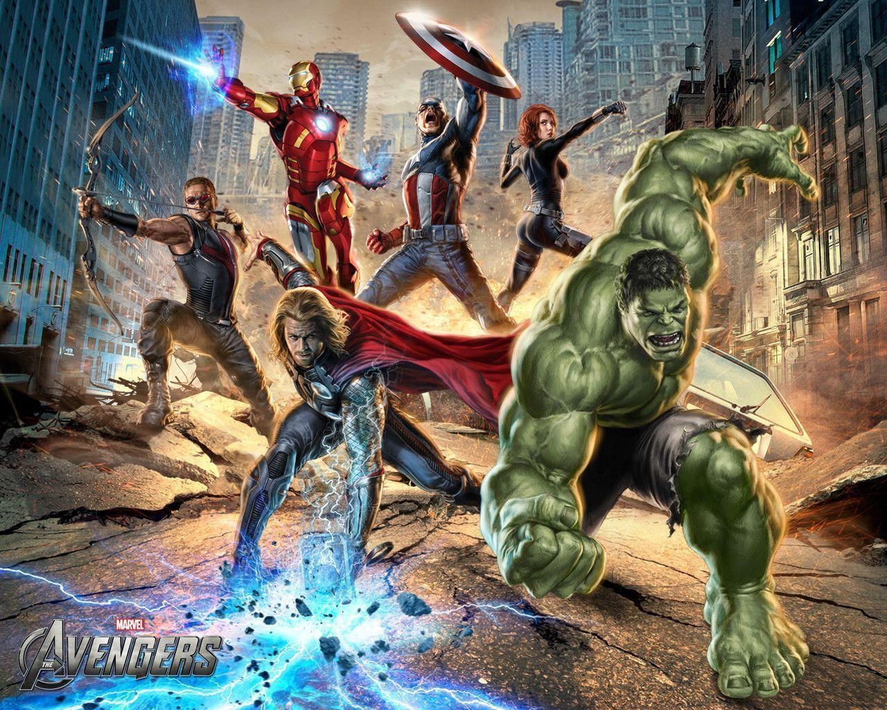 1280x1030 The Avengers Kickass Wallpaper, Desktop