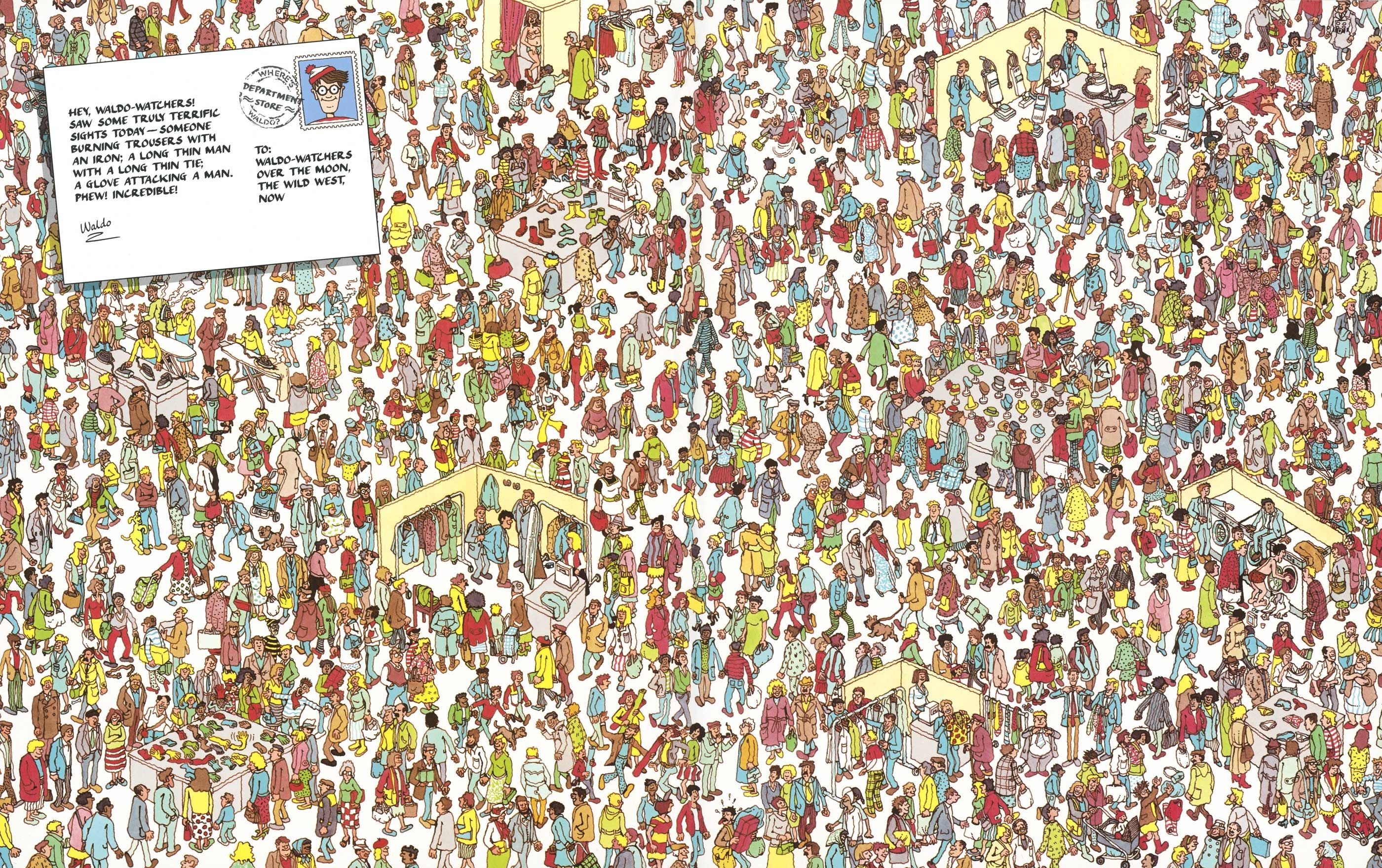 2800x1760 Extremely Hard Where Is Waldo HD Wallpaper. Wheres waldo, Wheres wally, Where's waldo picture, Desktop