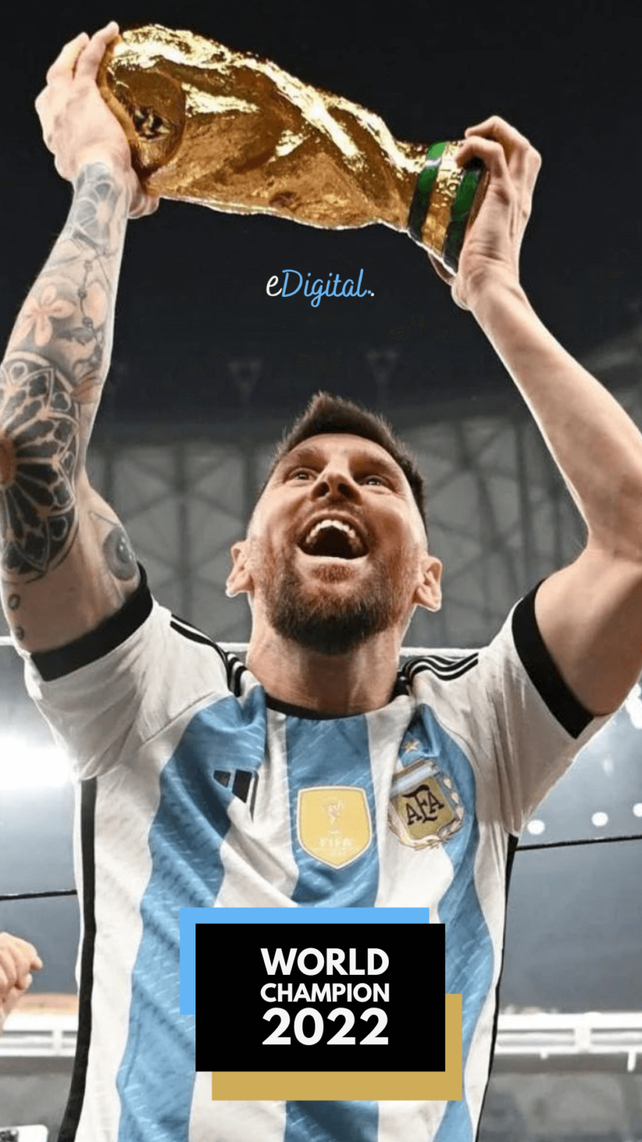 900x1600 Messi Argentina World Cup Wallpaper Free Messi Argentina World Cup Background, Phone